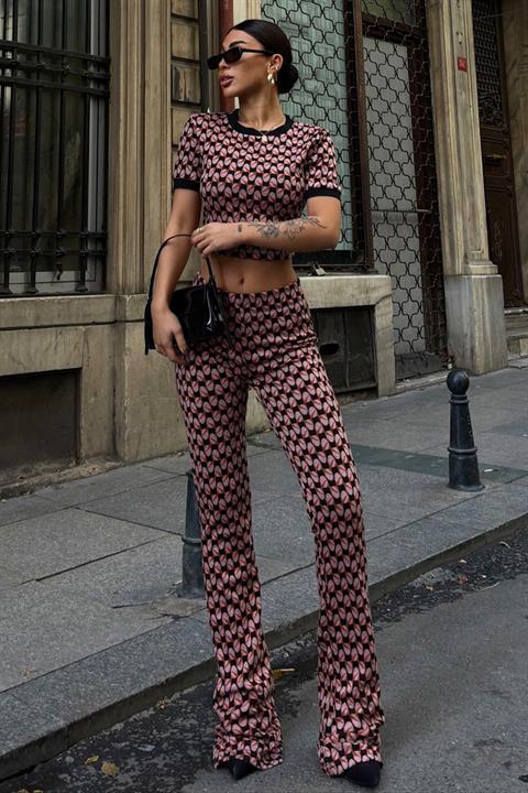 Suit - Pink Black - Brand: Sobe Istanbul - Women & Kids, Baby Clothes Wholesale - TheBS Women
