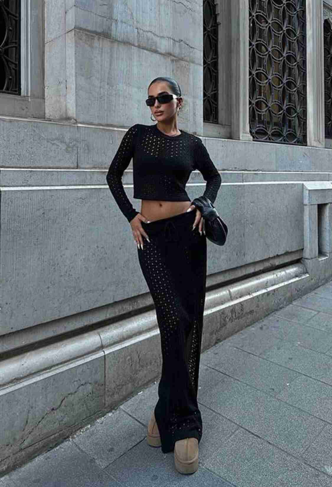 Knitwear Double Skirted Suit - Brand: Sobe Istanbul - Women & Kids, Baby Clothes Wholesale - TheBS Women