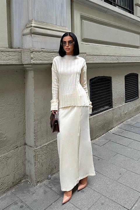 Elegant Long Skirt Set – Brand: Sobe Istanbul – Women & Kids, Baby Clothes Wholesale – TheBS Women