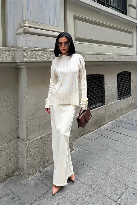 Elegant Long Skirt Set – Brand: Sobe Istanbul – Women & Kids, Baby Clothes Wholesale – TheBS Women