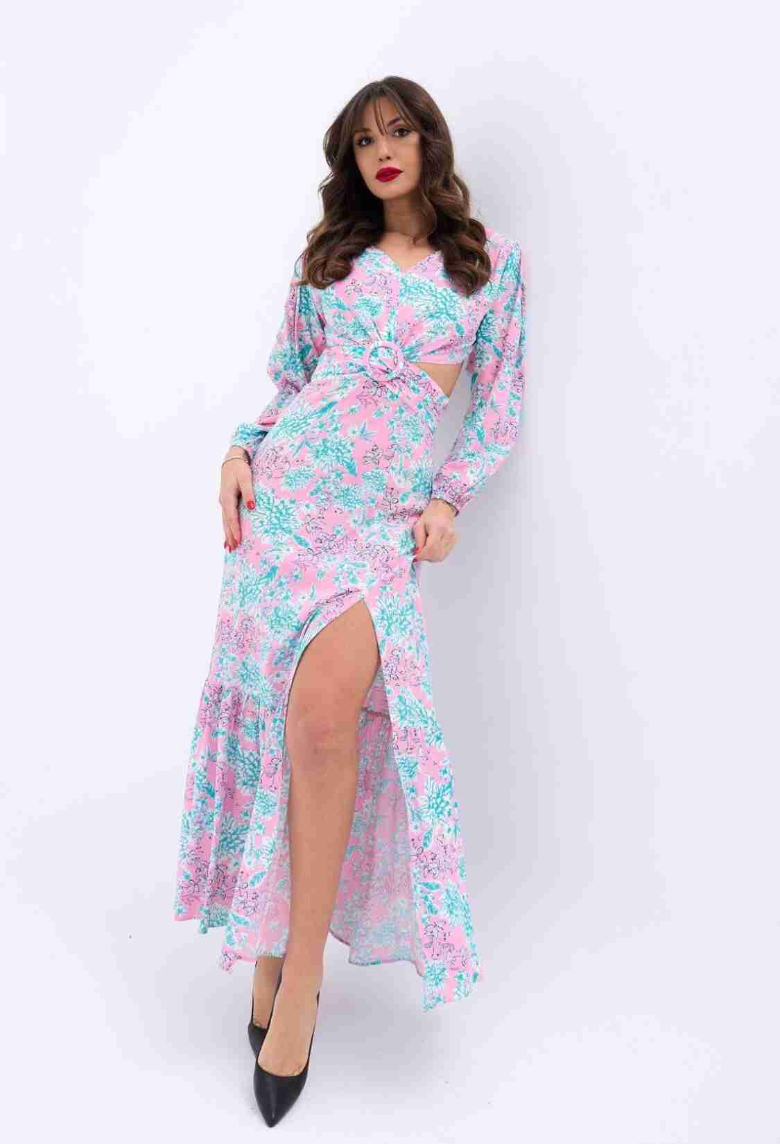 Dress - Multicolored - Brand: Fame - Women & Kids, Baby Clothes Wholesale - TheBS Women