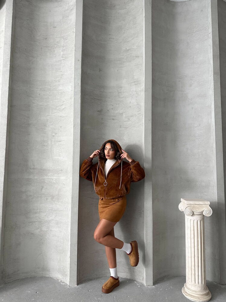 Plush Coat – Tan – Brand: Topshow – Women & Kids, Baby Clothes Wholesale – TheBS Women