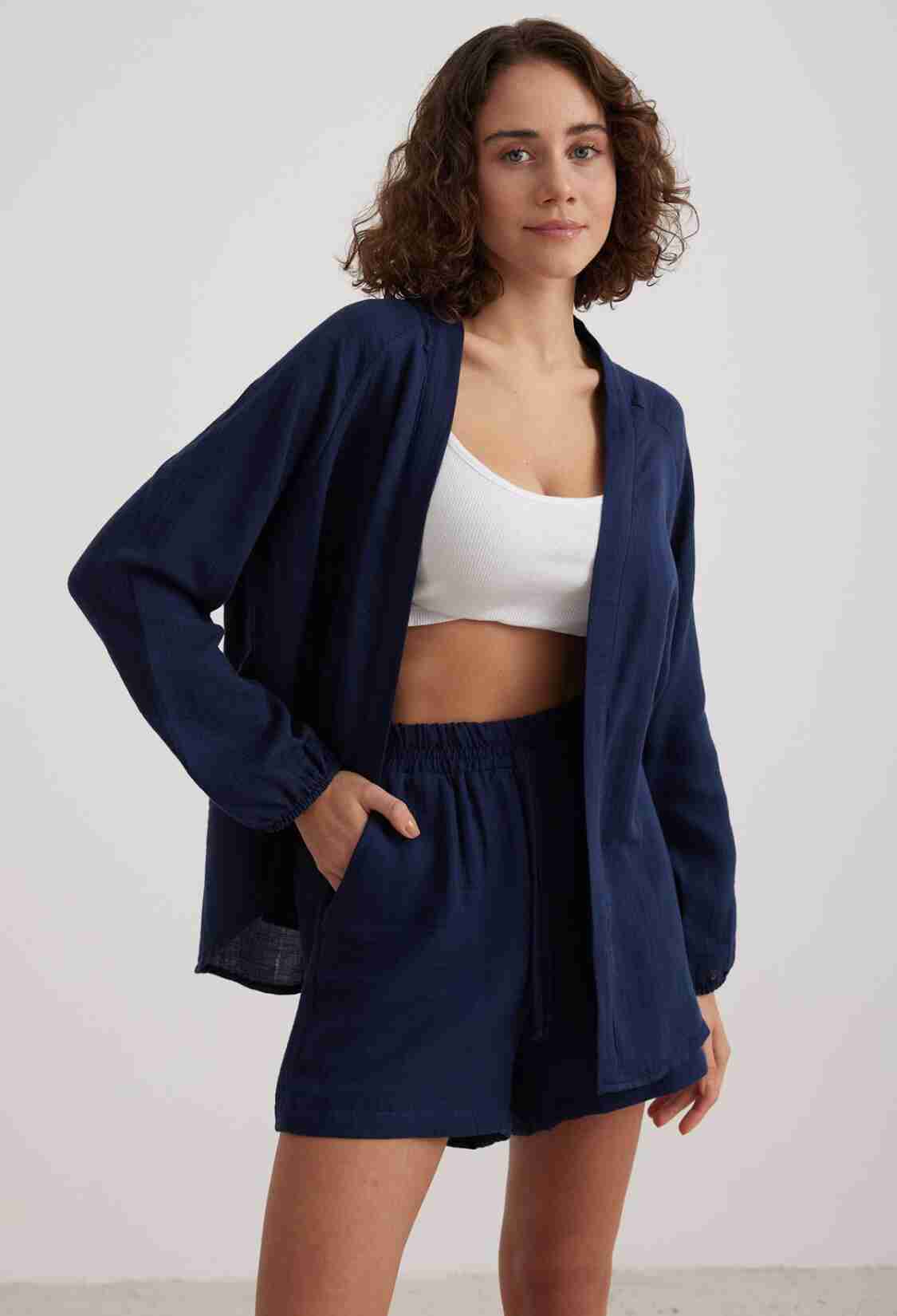 Women's Muslin Elastic Waist Shorts - Brand: Levure - Women & Kids, Baby Clothes Wholesale - TheBS Women