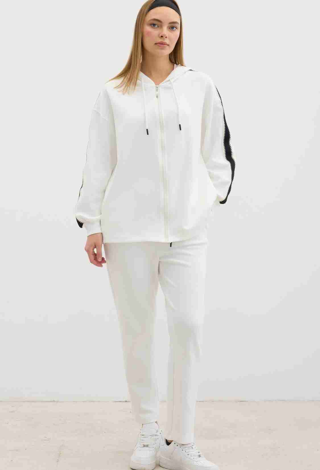 Elastic Waist Cord Detailed Trousers - Brand: Levure - Women & Kids, Baby Clothes Wholesale - TheBS Women