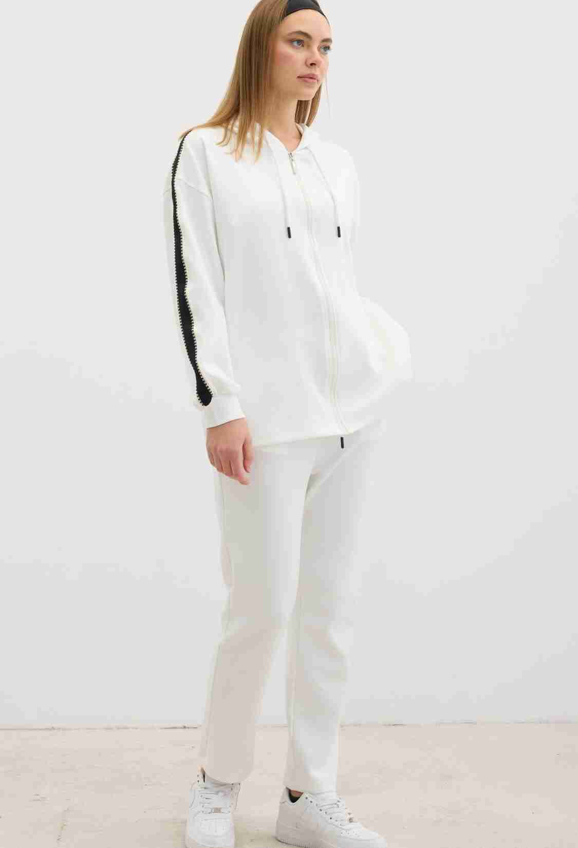 Elastic Waist Cord Detailed Trousers - Brand: Levure - Women & Kids, Baby Clothes Wholesale - TheBS Women