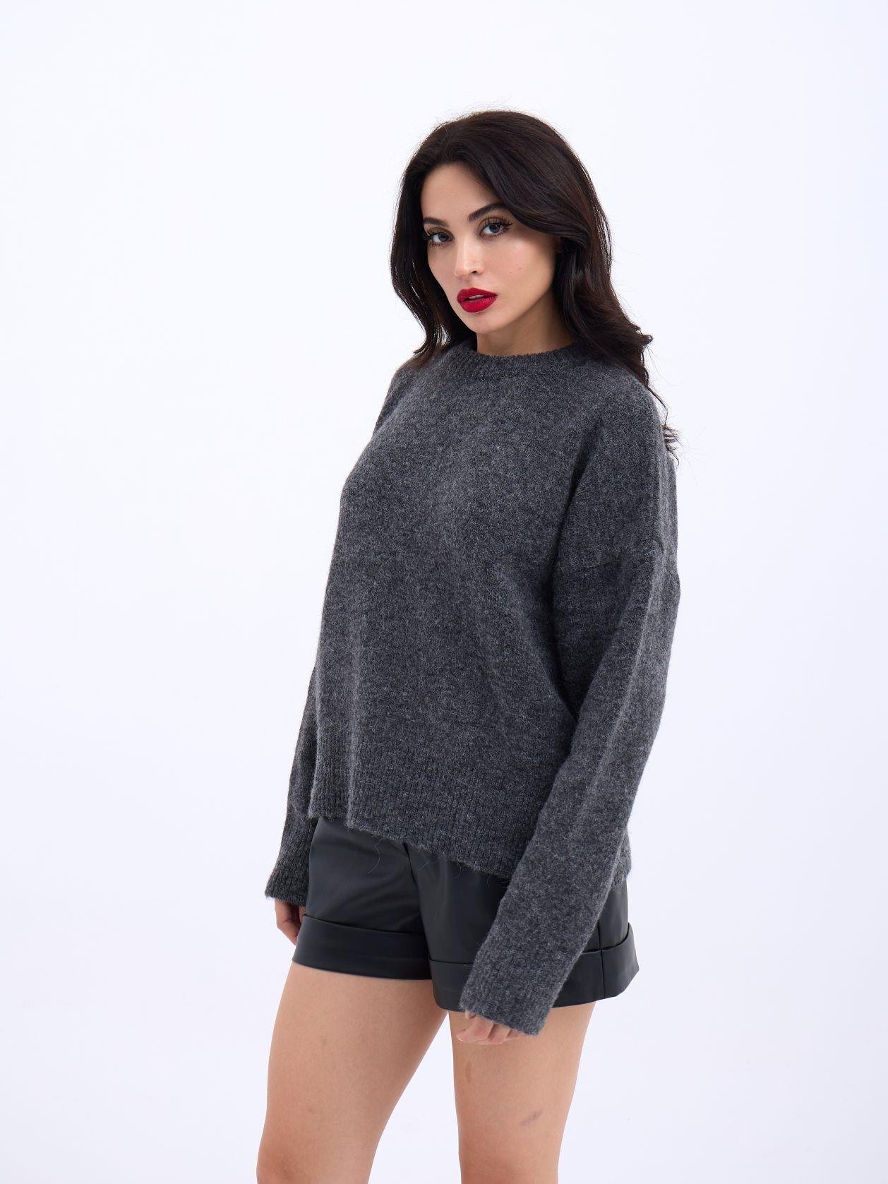 Knitwear Half Turtleneck Short Sweater – Brand: Fame – Women & Kids, Baby Clothes Wholesale – TheBS Women
