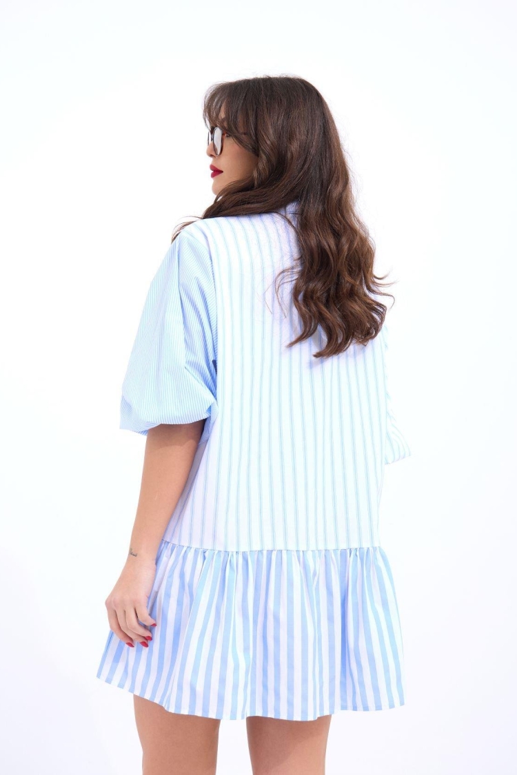 Dress - Blue - Brand: Fame - Women & Kids, Baby Clothes Wholesale - TheBS Women