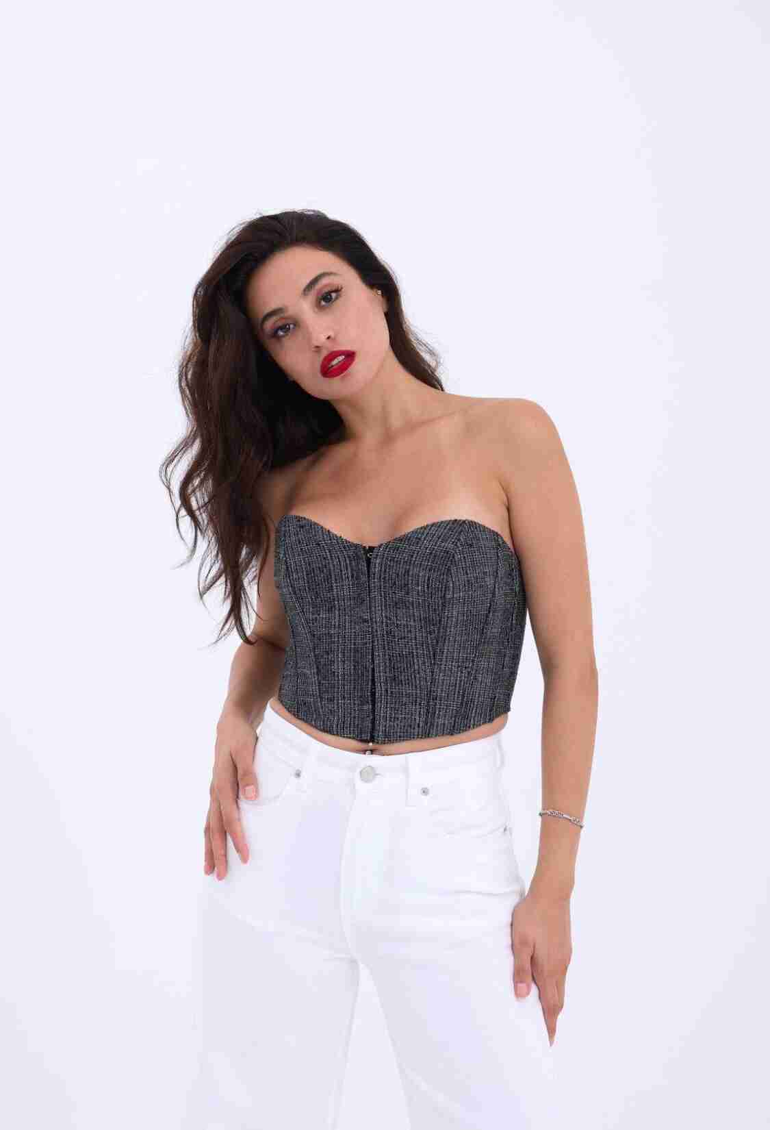 Crop - Black - Brand: Fame - Women & Kids, Baby Clothes Wholesale - TheBS Women