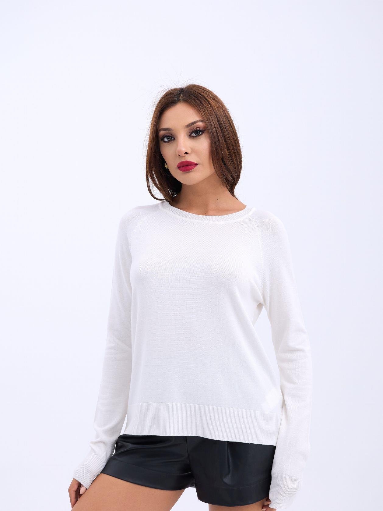 Knitwear Zero Collar Basic Casual - Brand: Fame - Women & Kids, Baby Clothes Wholesale - TheBS Women