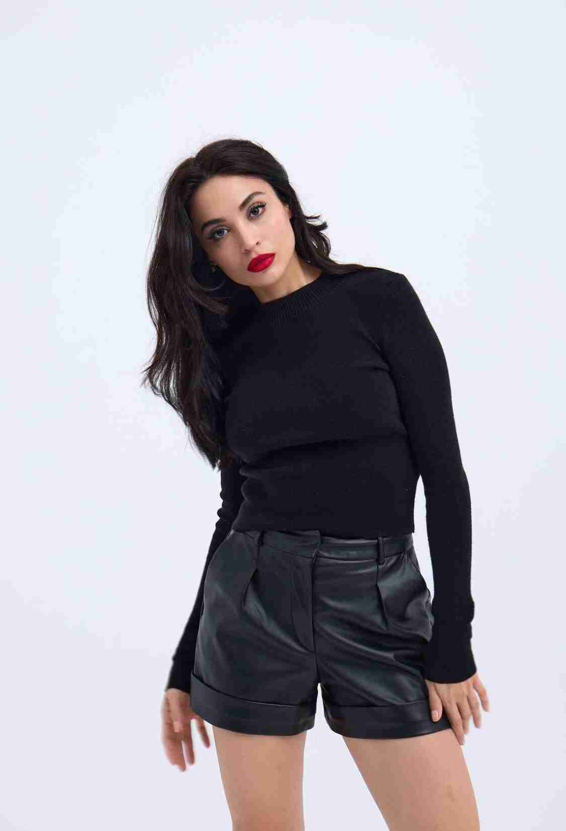 Knitwear Basic Sweater - Brand: Fame - Women & Kids, Baby Clothes Wholesale - TheBS Women