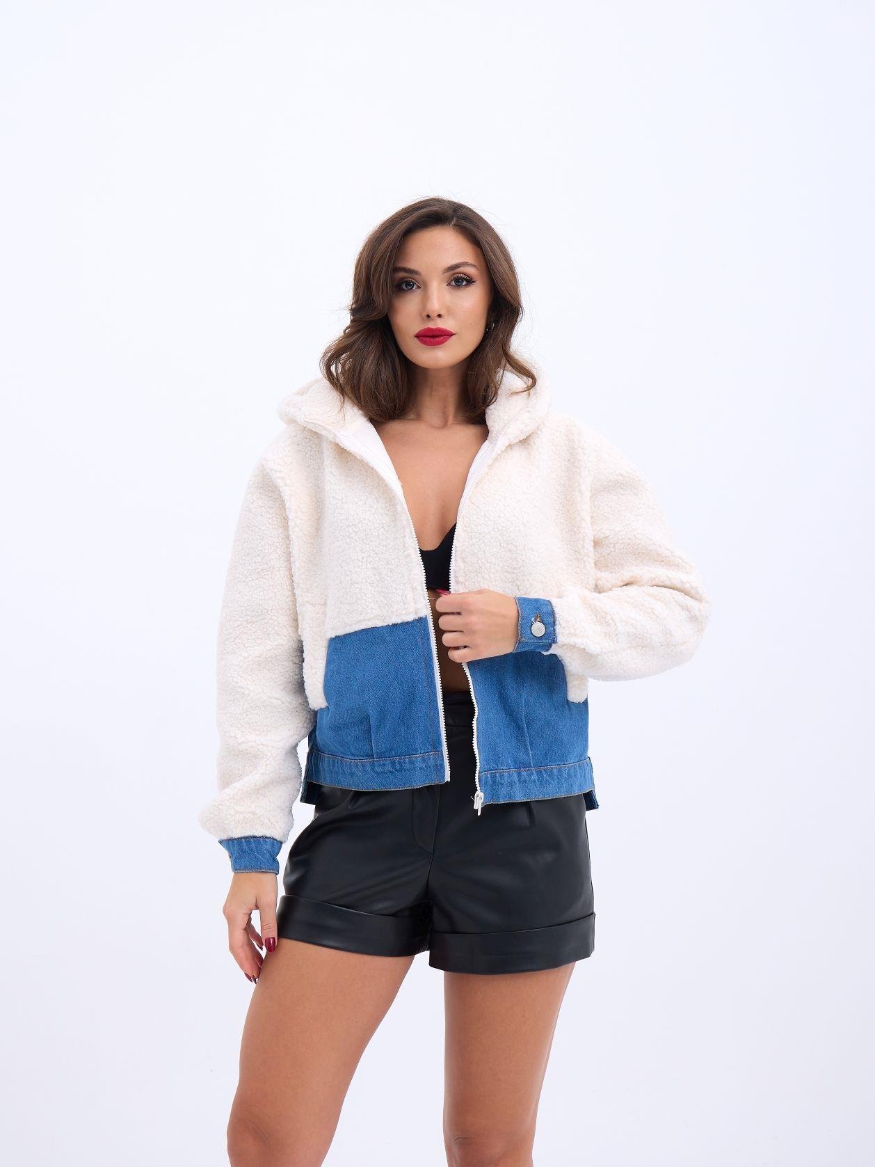 Coat - Ecru - Brand: Fame - Women & Kids, Baby Clothes Wholesale - TheBS Women