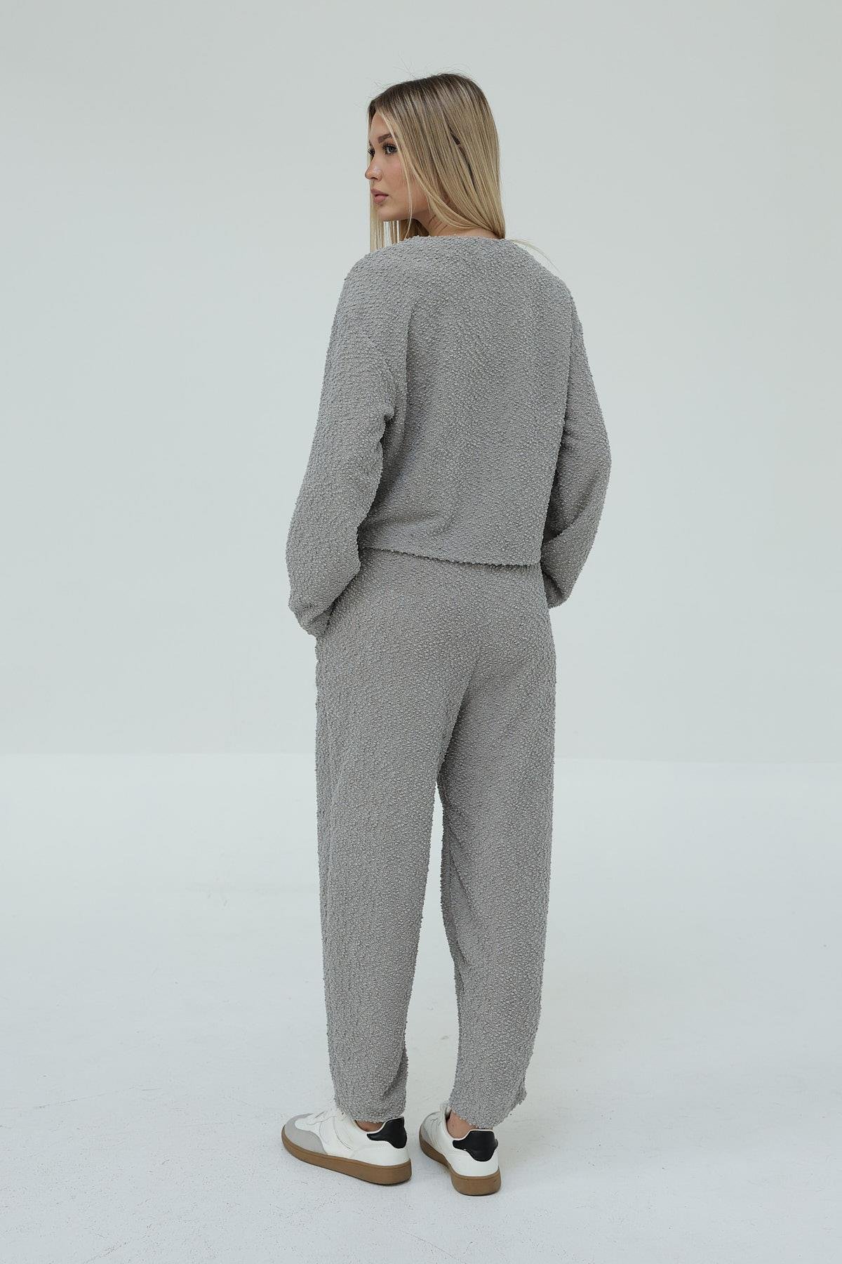 Front Tie Set – Gray – Brand: Reyon – Women & Kids, Baby Clothes Wholesale – TheBS Women