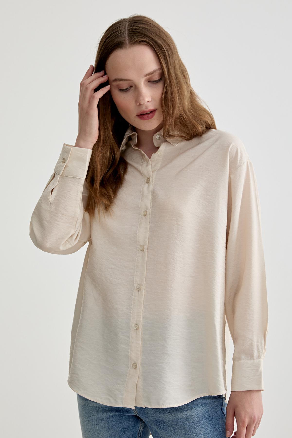 Women's Oversize Modal Shirt - Brand: Levure - Women & Kids, Baby Clothes Wholesale - TheBS Women