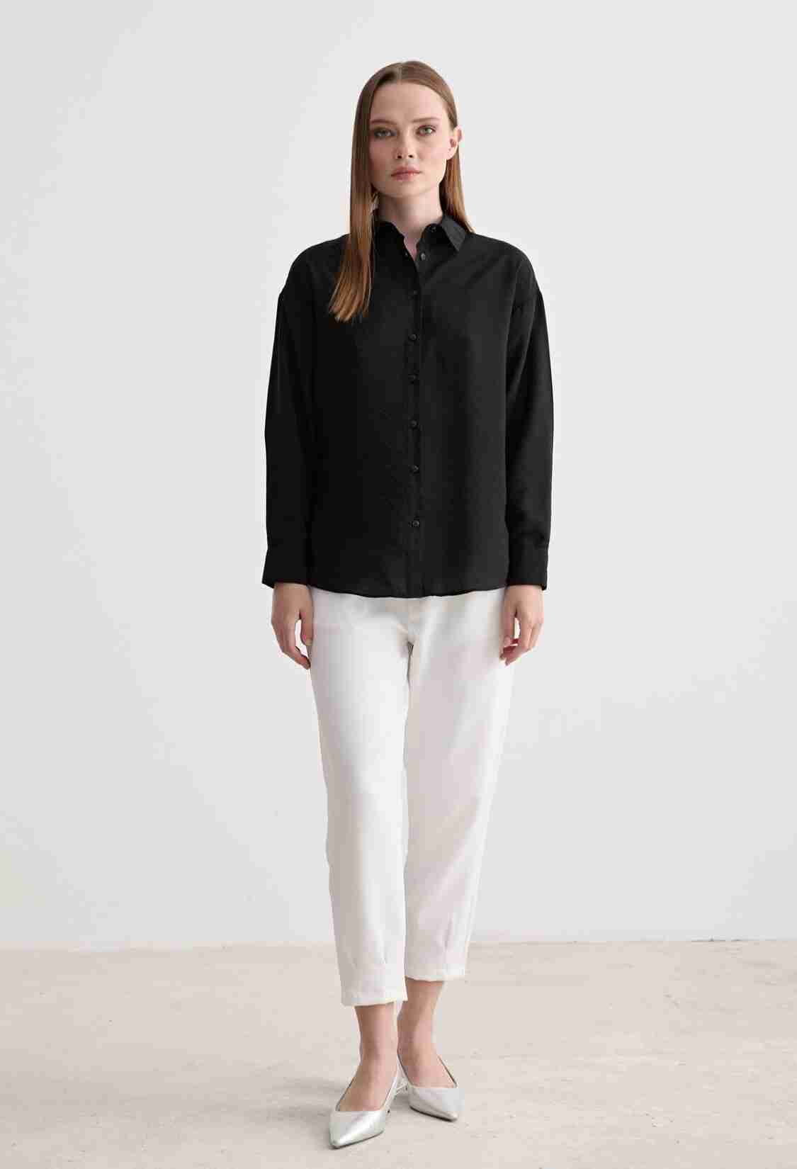Women's Oversize Modal Shirt - Brand: Levure - Women & Kids, Baby Clothes Wholesale - TheBS Women