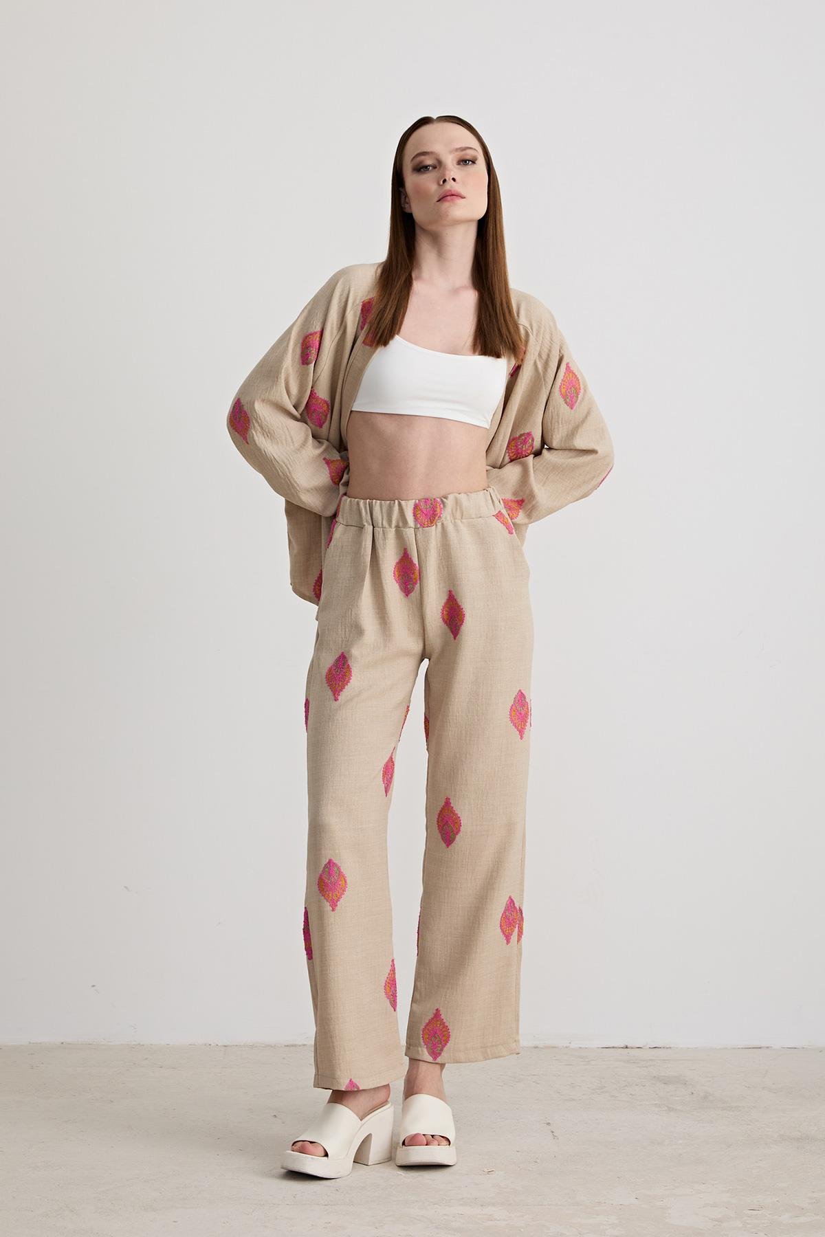 Paisley Patterned Long Sleeve Jacket - Brand: Levure - Women & Kids, Baby Clothes Wholesale - TheBS Women