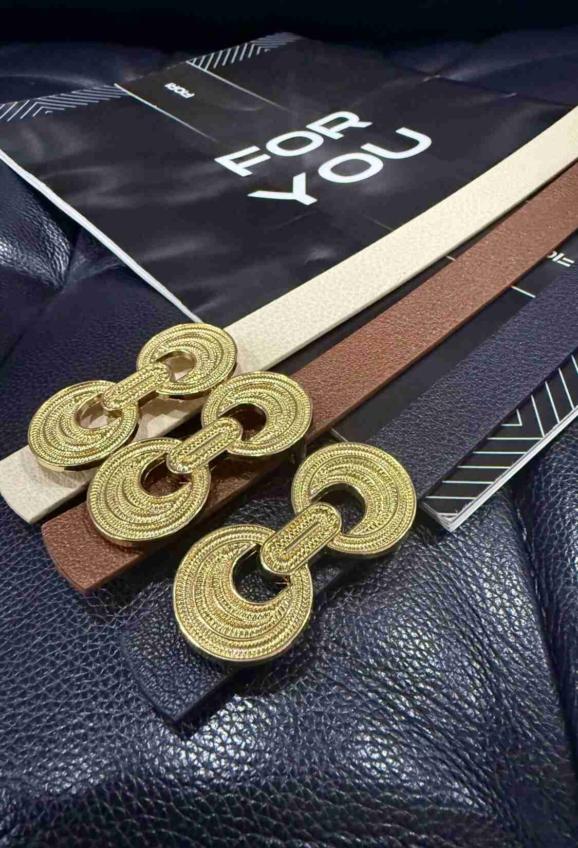 Fiori Double Buckle Women's Belt - Brand: Fiori - Women & Kids, Baby Clothes Wholesale - TheBS Women