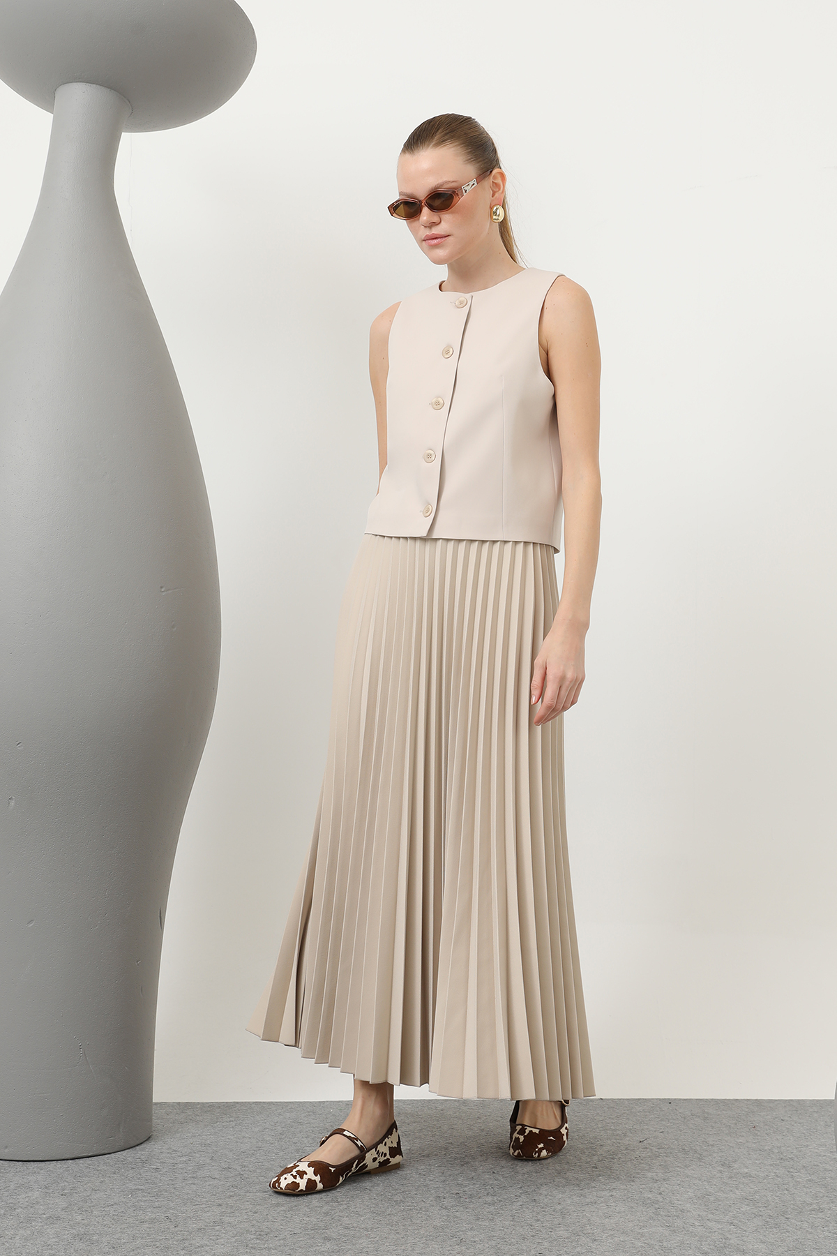 Women's Pleated Skirt - Brand: Puane - Women & Kids, Baby Clothes Wholesale - TheBS Women