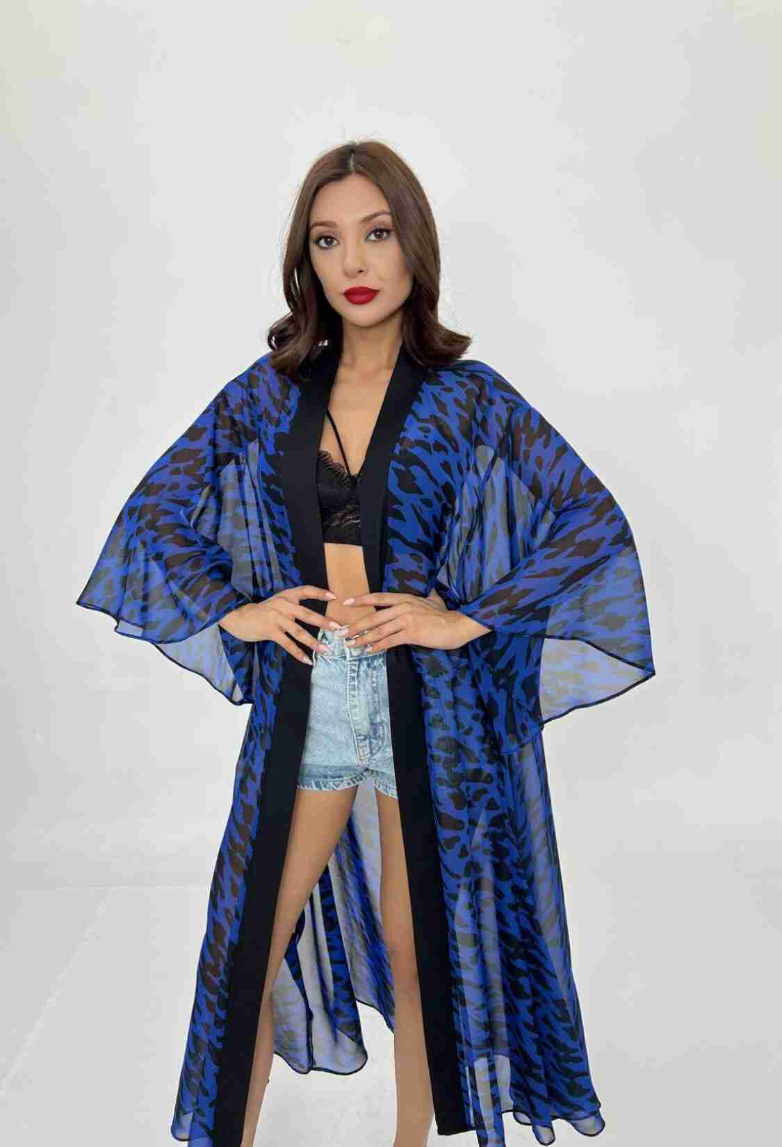 Kimono -& Black - Brand: Fame - Women & Kids, Baby Clothes Wholesale - TheBS Women