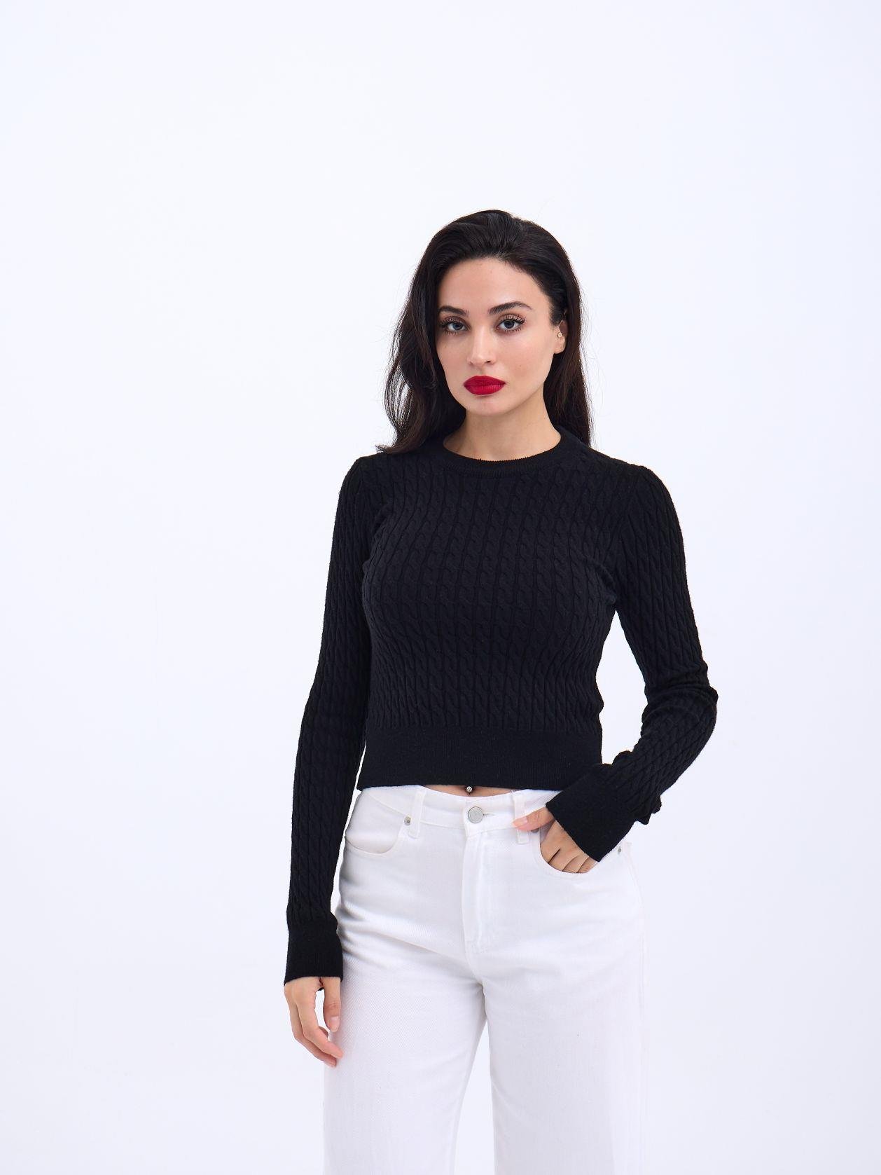 Knitwear Hair Knit Sweater - Brand: Fame - Women & Kids, Baby Clothes Wholesale - TheBS Women