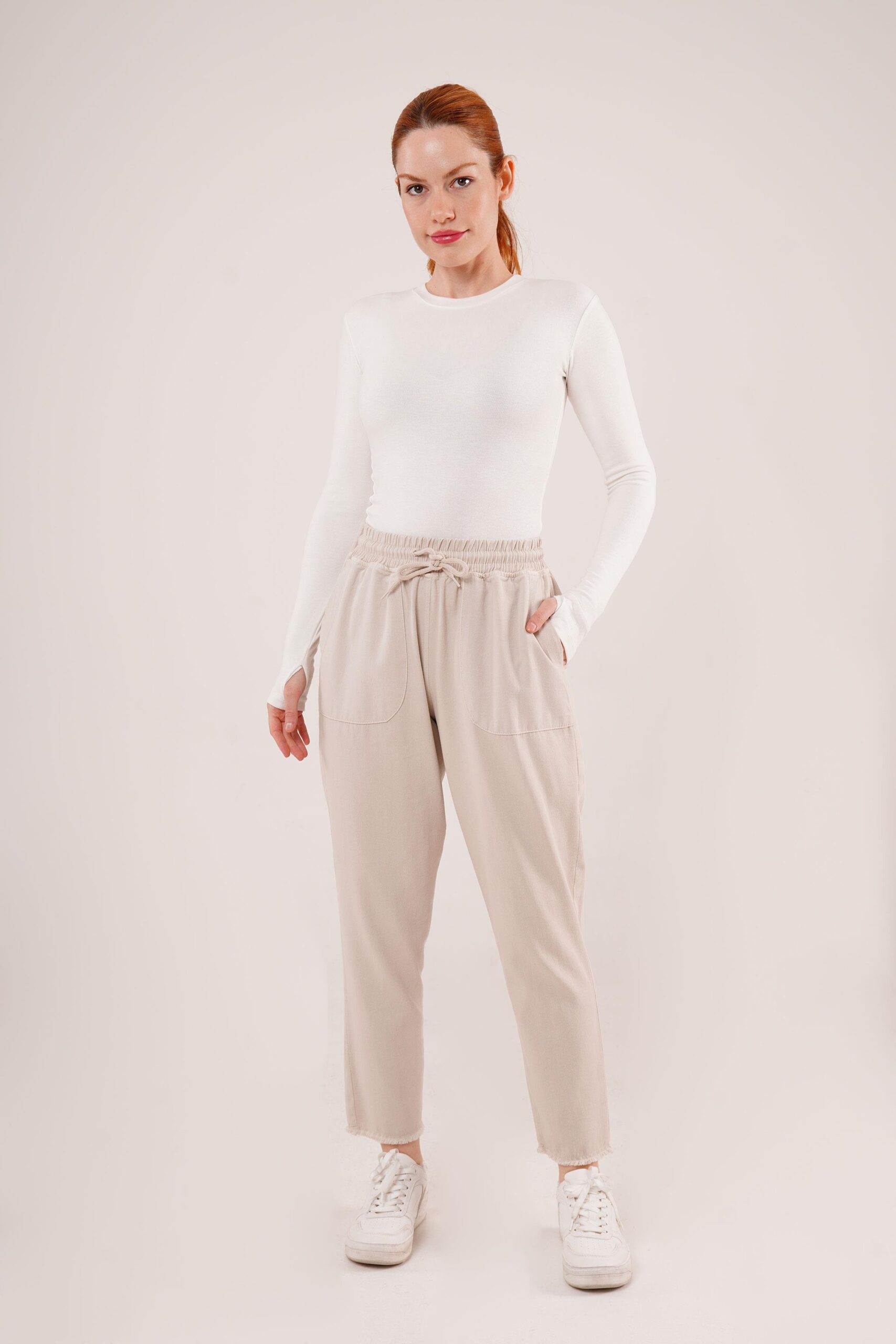 WholesalePants With Tie Up Detailed Pockets - Brand: Lustrin - Women & Kids, Baby Clothes Wholesale - TheBS Women