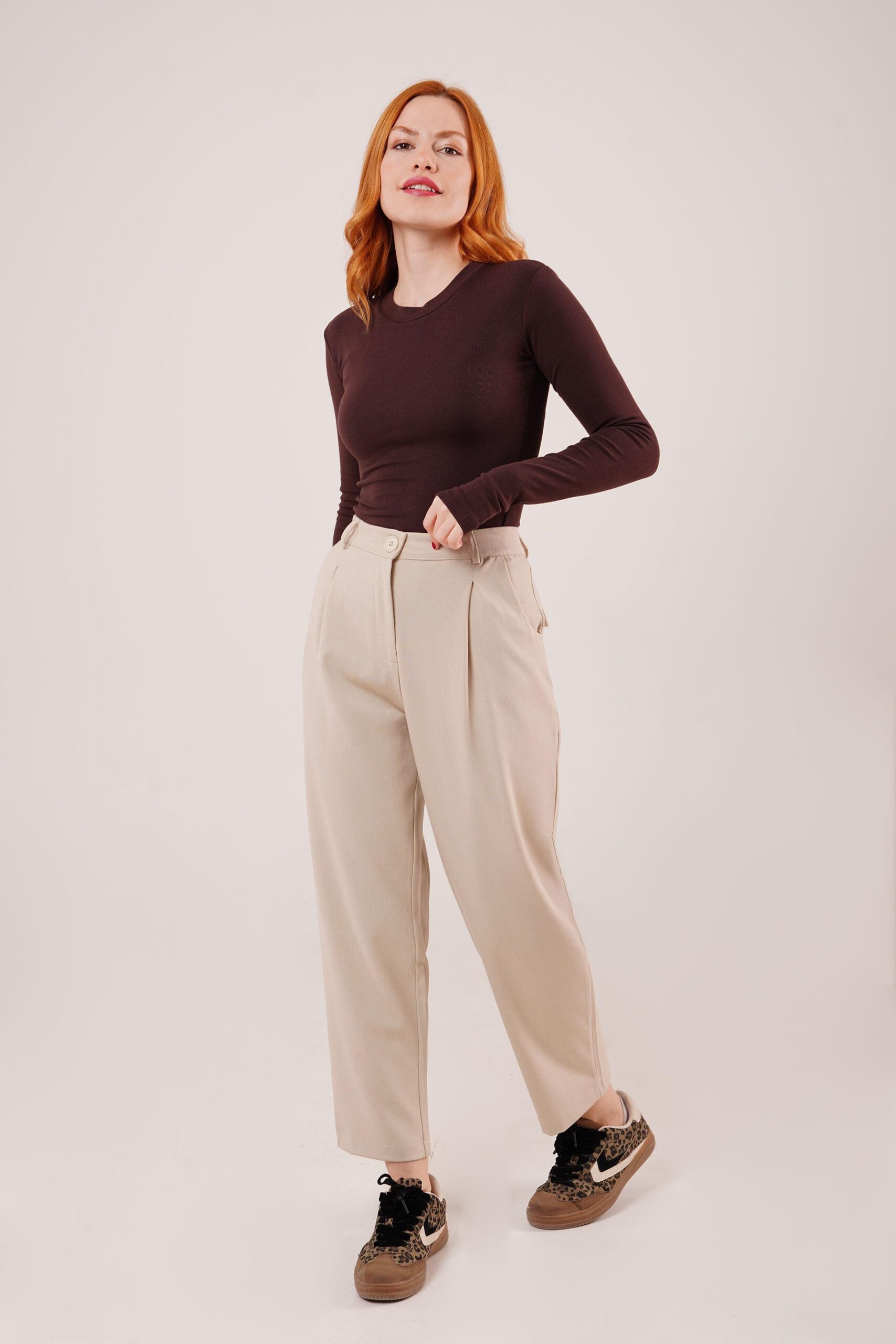 WholesalePants With Closure Pocket Detailed - Brand: Lustrin - Women & Kids, Baby Clothes Wholesale - TheBS Women