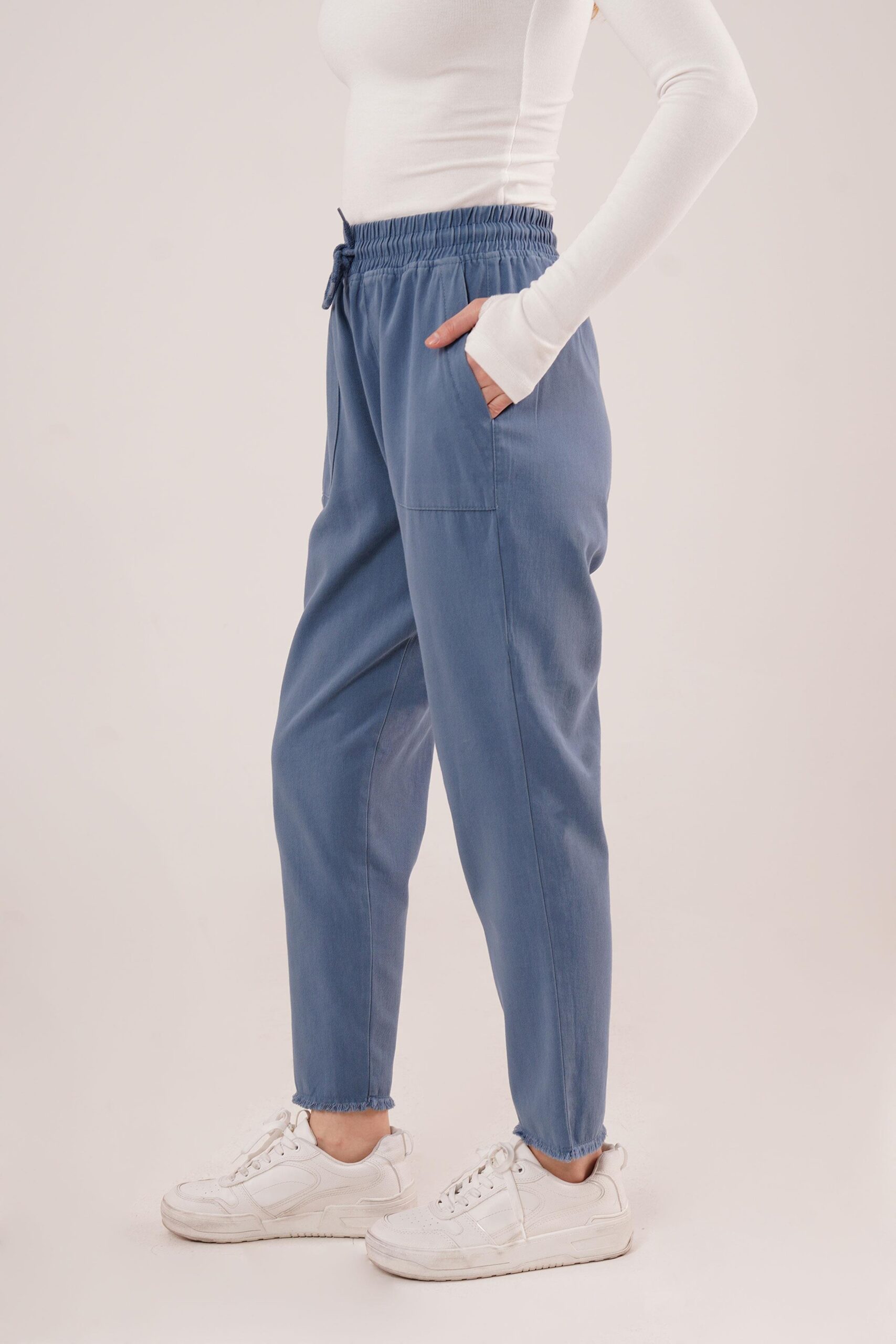 WholesalePants With Drawstring Detailed Pockets – Brand: Lustrin – Women & Kids, Baby Clothes Wholesale – TheBS Women