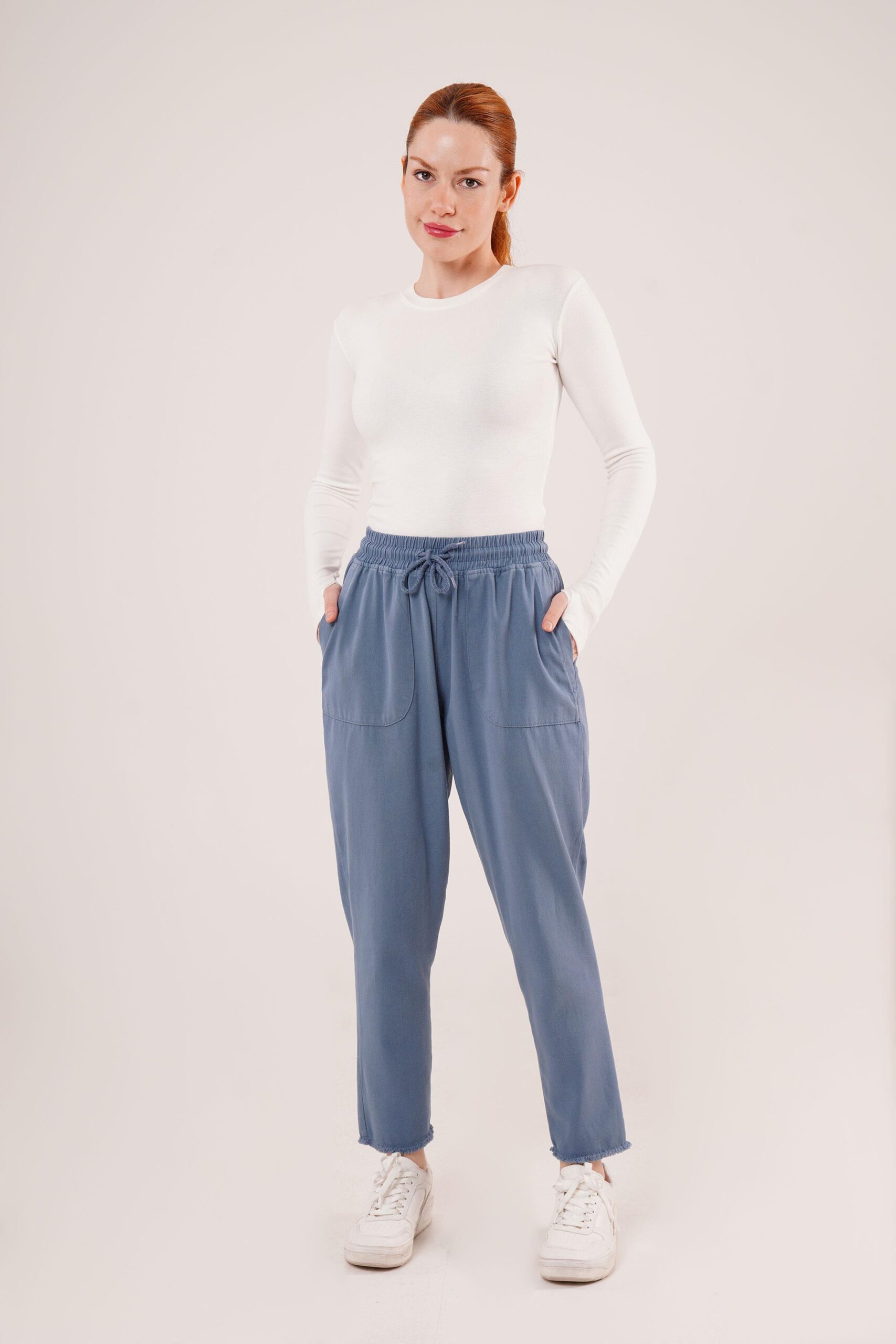 WholesalePants With Drawstring Detailed Pockets – Brand: Lustrin – Women & Kids, Baby Clothes Wholesale – TheBS Women