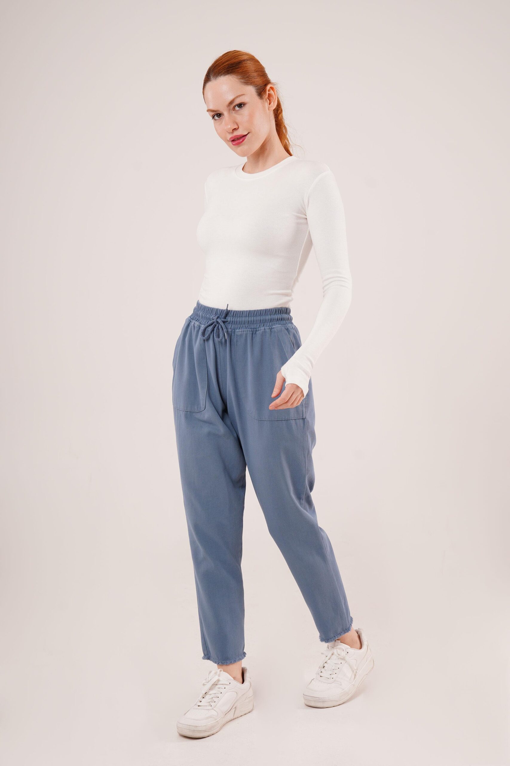 WholesalePants With Drawstring Detailed Pockets – Brand: Lustrin – Women & Kids, Baby Clothes Wholesale – TheBS Women