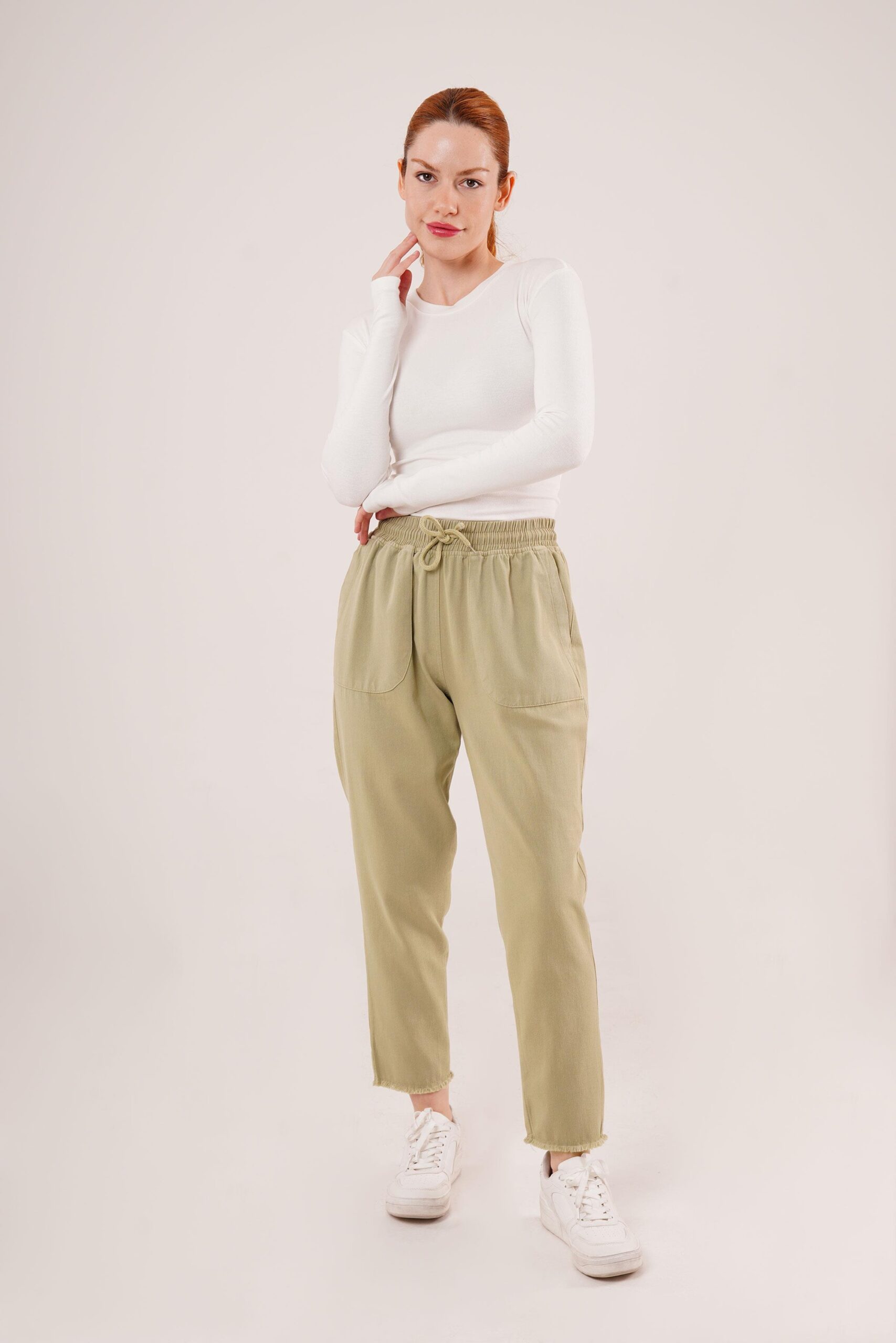 WholesalePants With Drawstring Detailed Pockets - Brand: Lustrin - Women & Kids, Baby Clothes Wholesale - TheBS Women