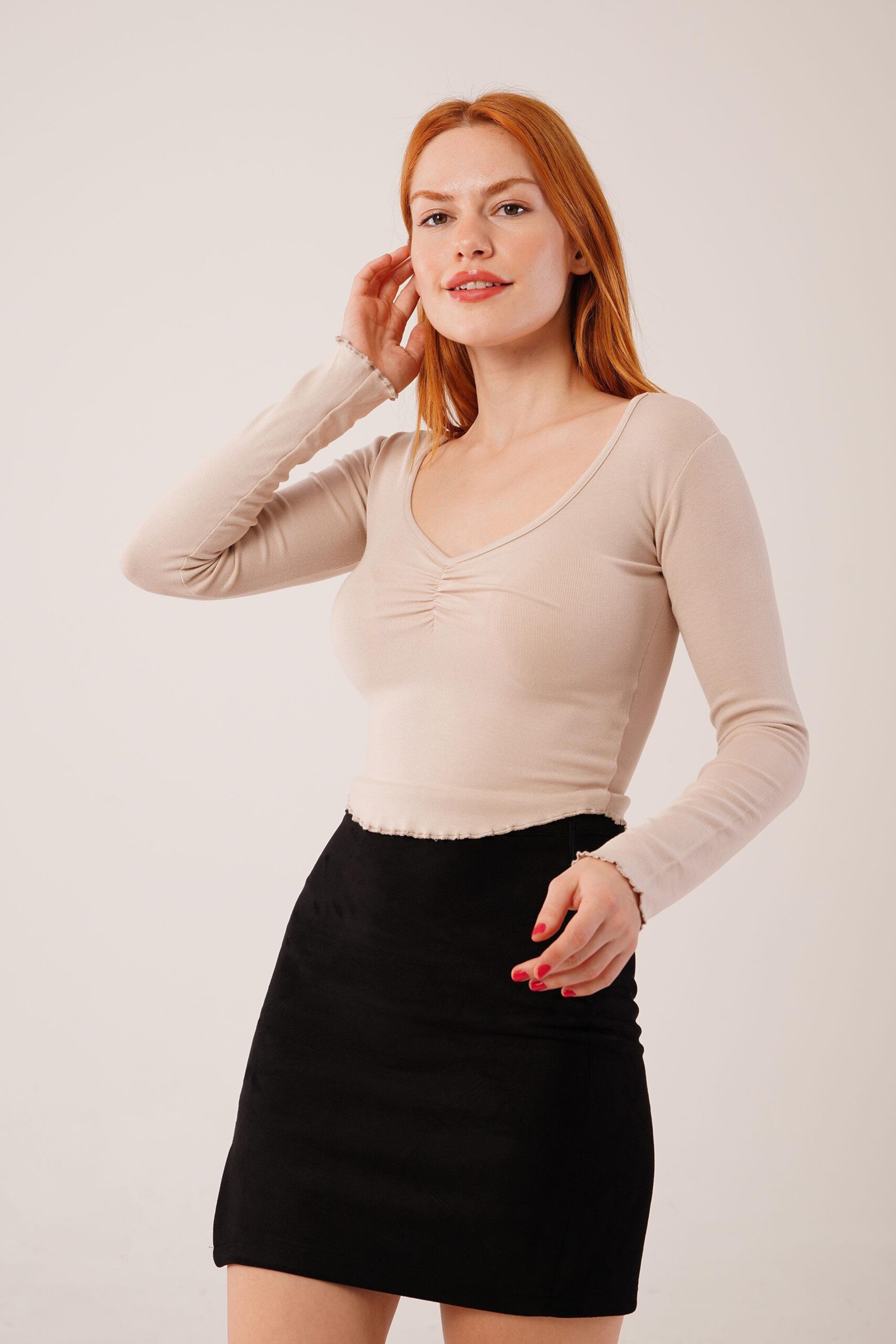 Wide CollarWholesale Basic Body Blouse – Brand: Lustrin – Women & Kids, Baby Clothes Wholesale – TheBS Women