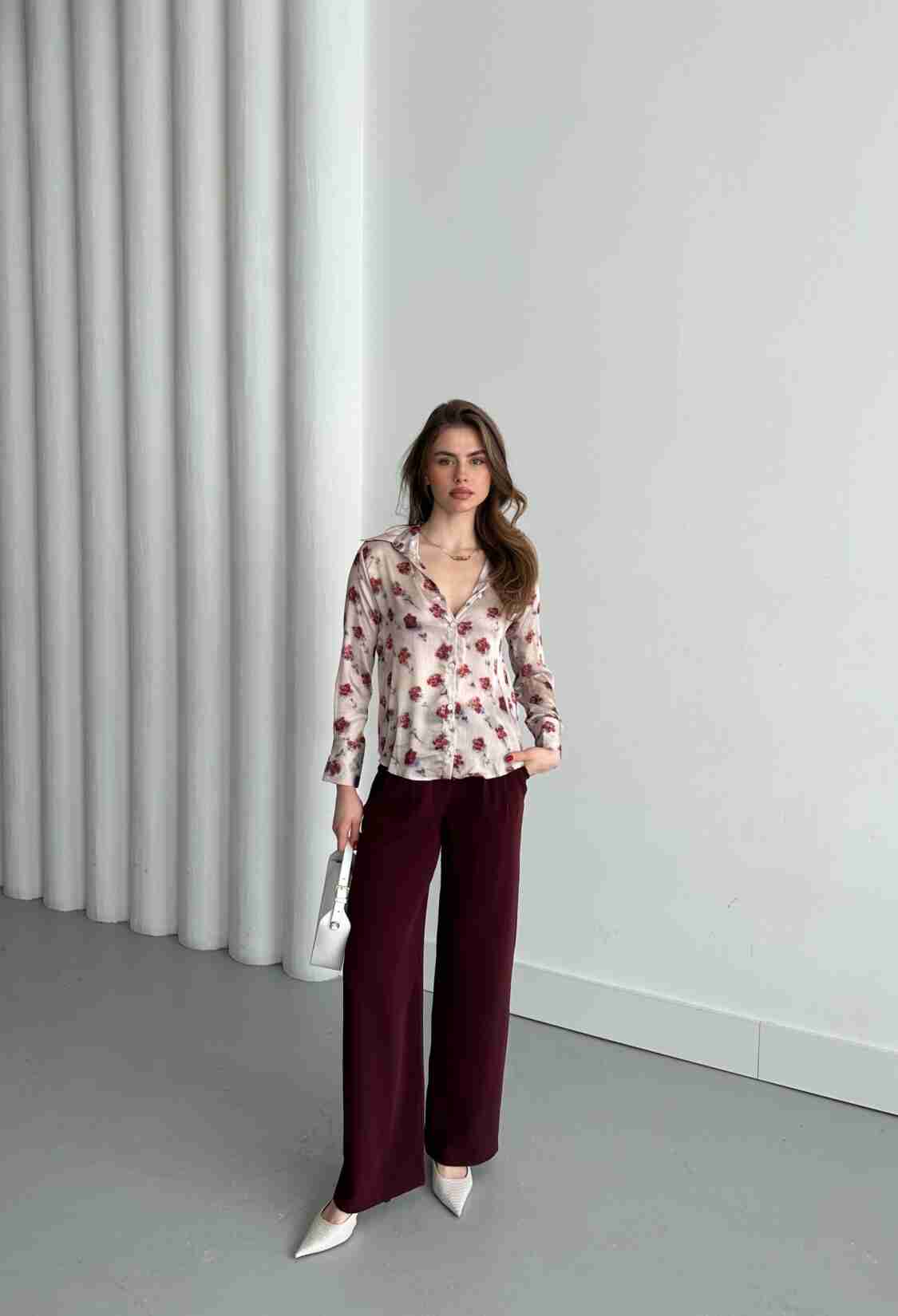 Chrysanthemum Pattern Shirt - Brand: My Fashion - Women & Kids, Baby Clothes Wholesale - TheBS Women