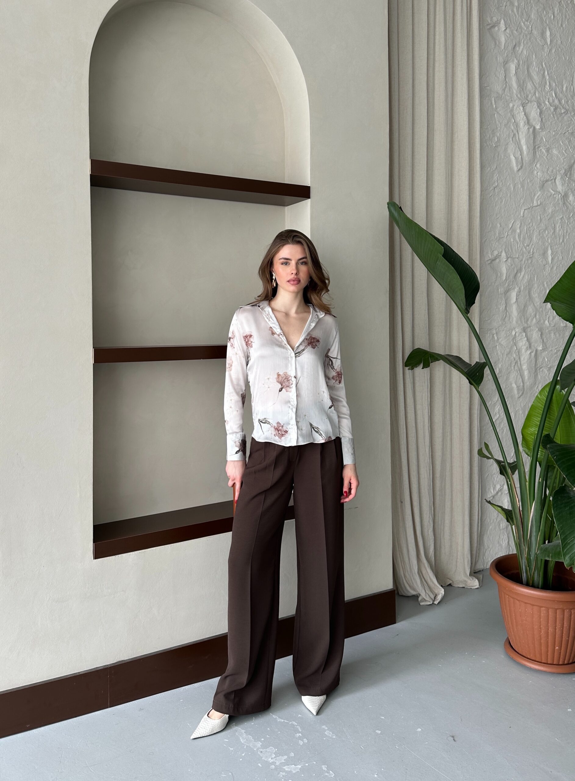 Daffodil Pattern Shirt - Brand: My Fashion - Women & Kids, Baby Clothes Wholesale - TheBS Women