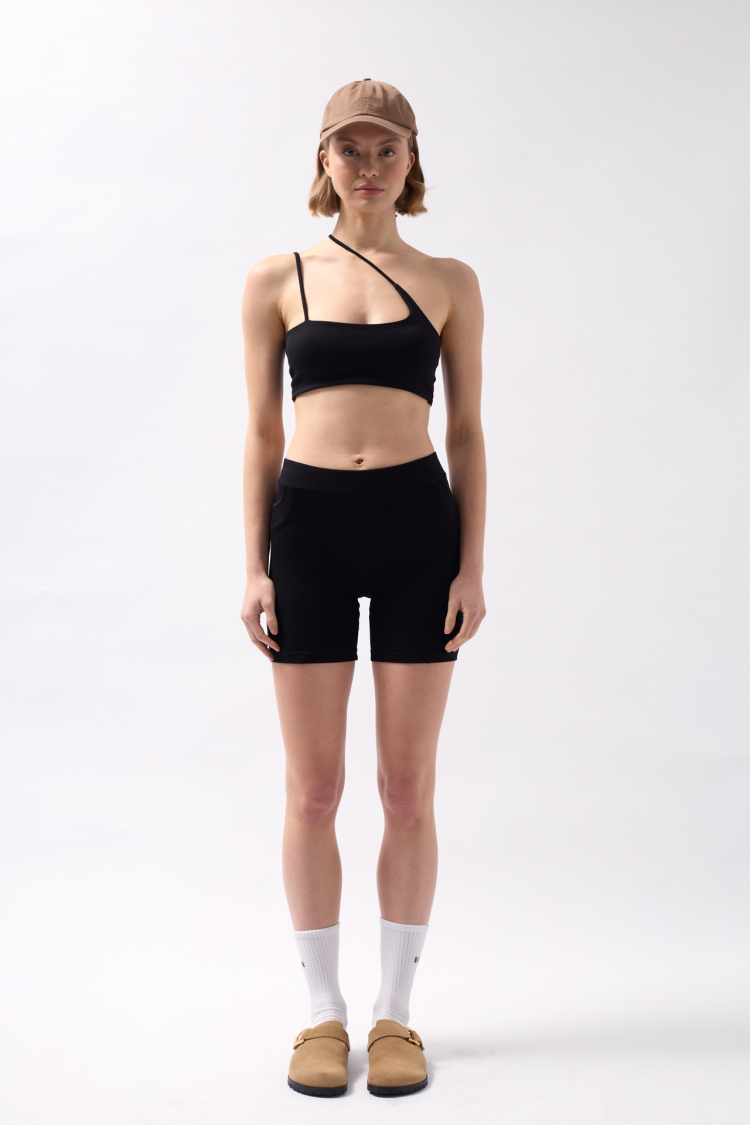 Pocket Detail Biker Shorts - Brand: Black Fashion - Women & Kids, Baby Clothes Wholesale - TheBS Women