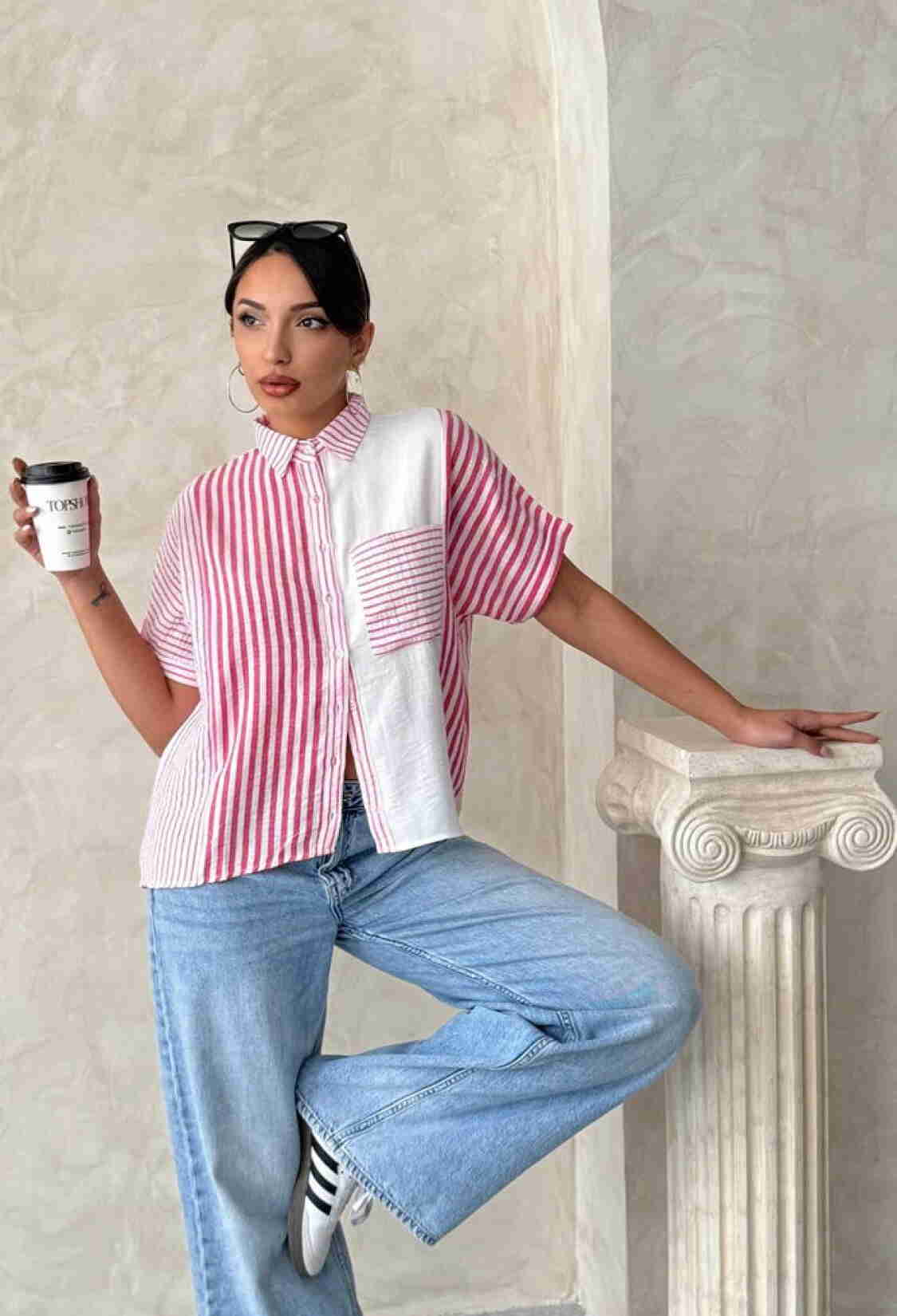 Piece Striped Wholesale Shirt - Brand: Topshow - Women & Kids, Baby Clothes Wholesale - TheBS Women