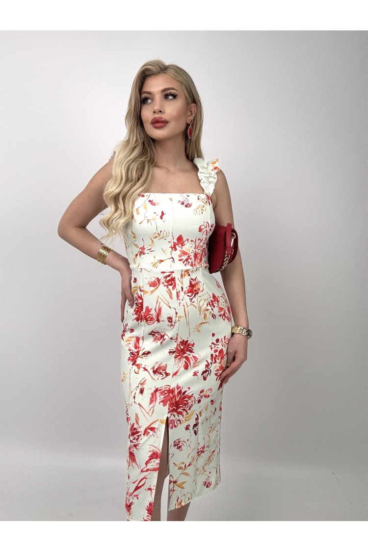 Digital Printed Balloon Strap Strapless Dress - Brand: Miss Janell - Women & Kids, Baby Clothes Wholesale - TheBS Women