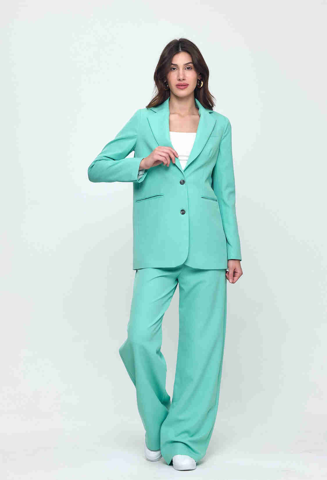 Nob Mint Green Oversize Jacket Pants Set - Brand: Evable - Women & Kids, Baby Clothes Wholesale - TheBS Women
