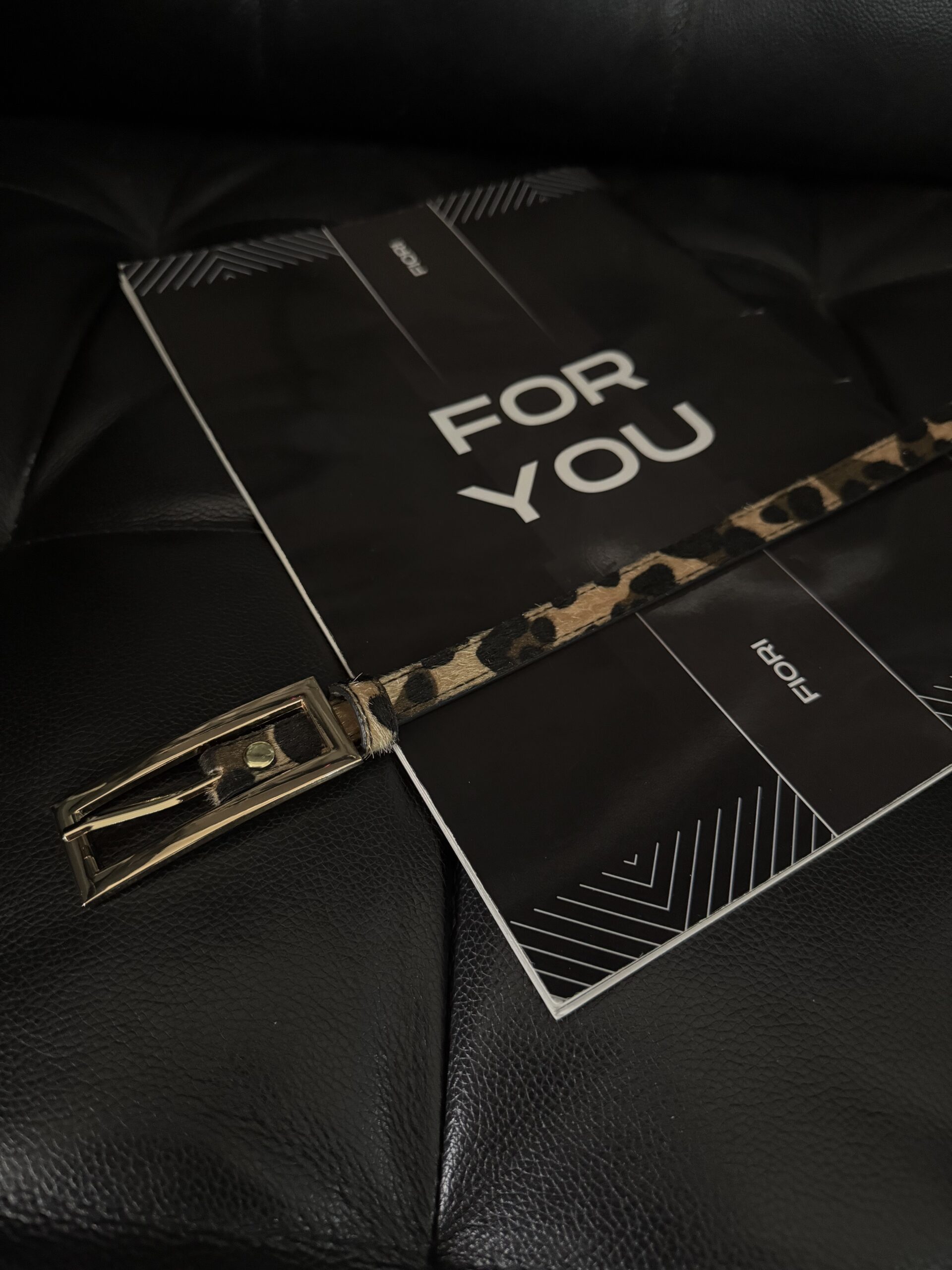 Thin Belt With Gold Buckle - Brand: Fiori - Women & Kids, Baby Clothes Wholesale - TheBS Women