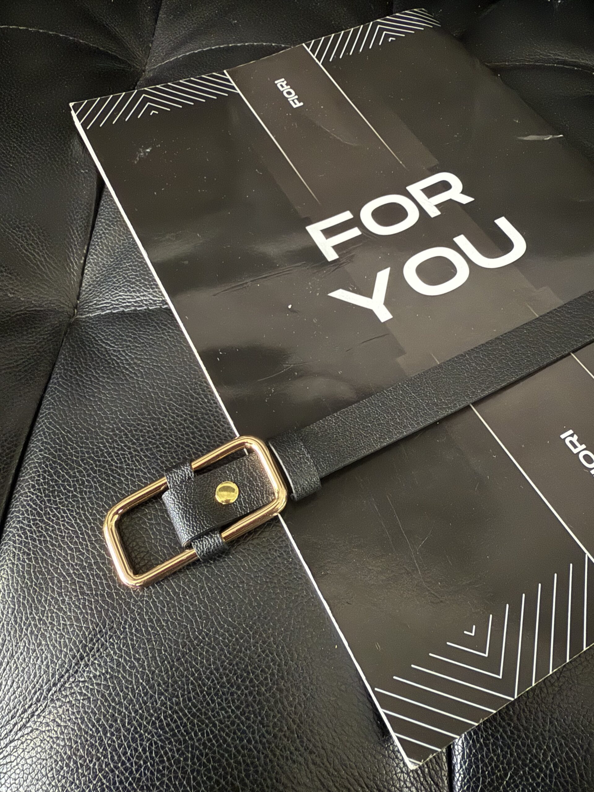 Women's Belt With Rectangle Buckle - Brand: Fiori - Women & Kids, Baby Clothes Wholesale - TheBS Women