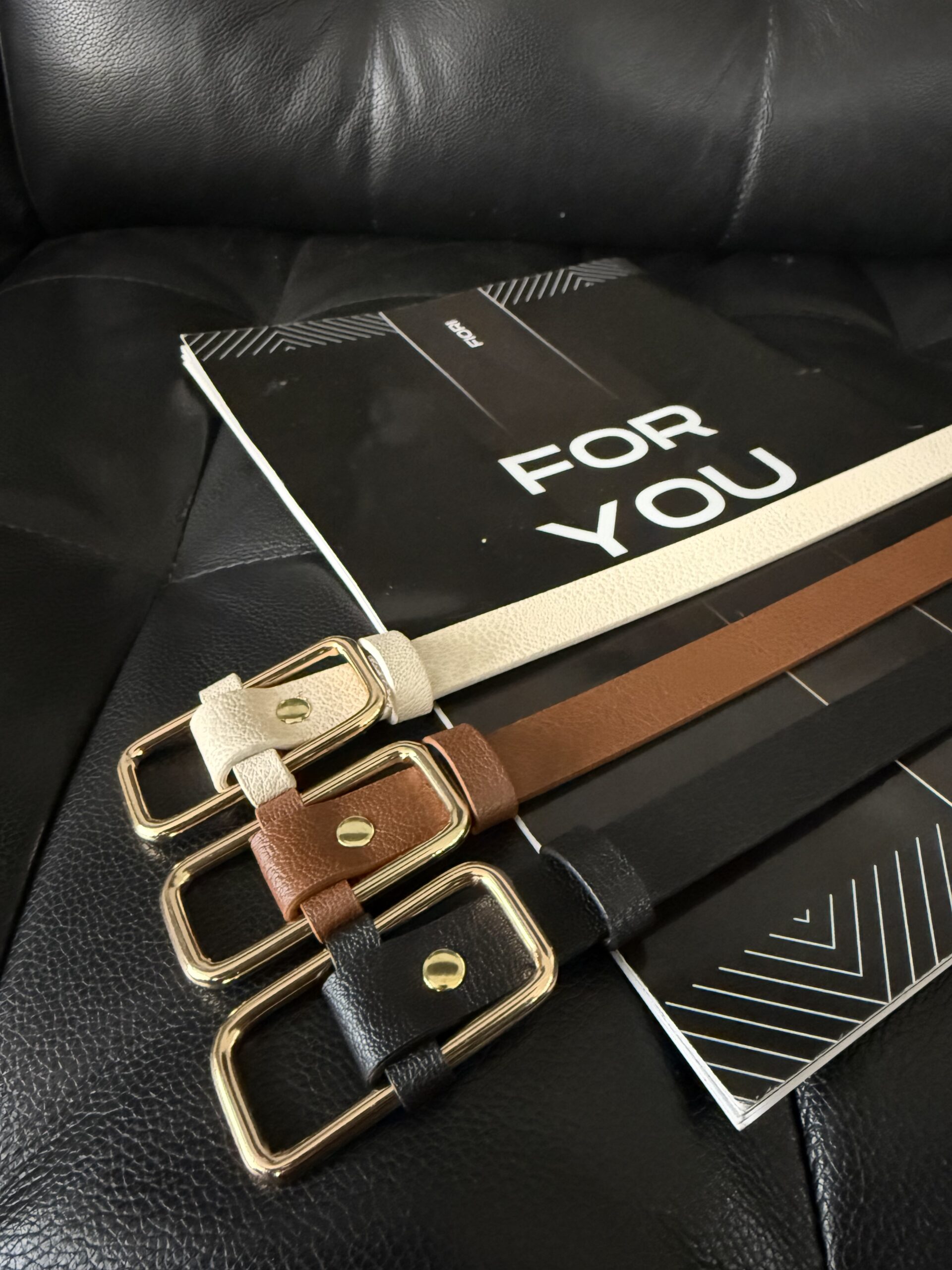 Women's Belt With Rectangle Buckle - Brand: Fiori - Women & Kids, Baby Clothes Wholesale - TheBS Women