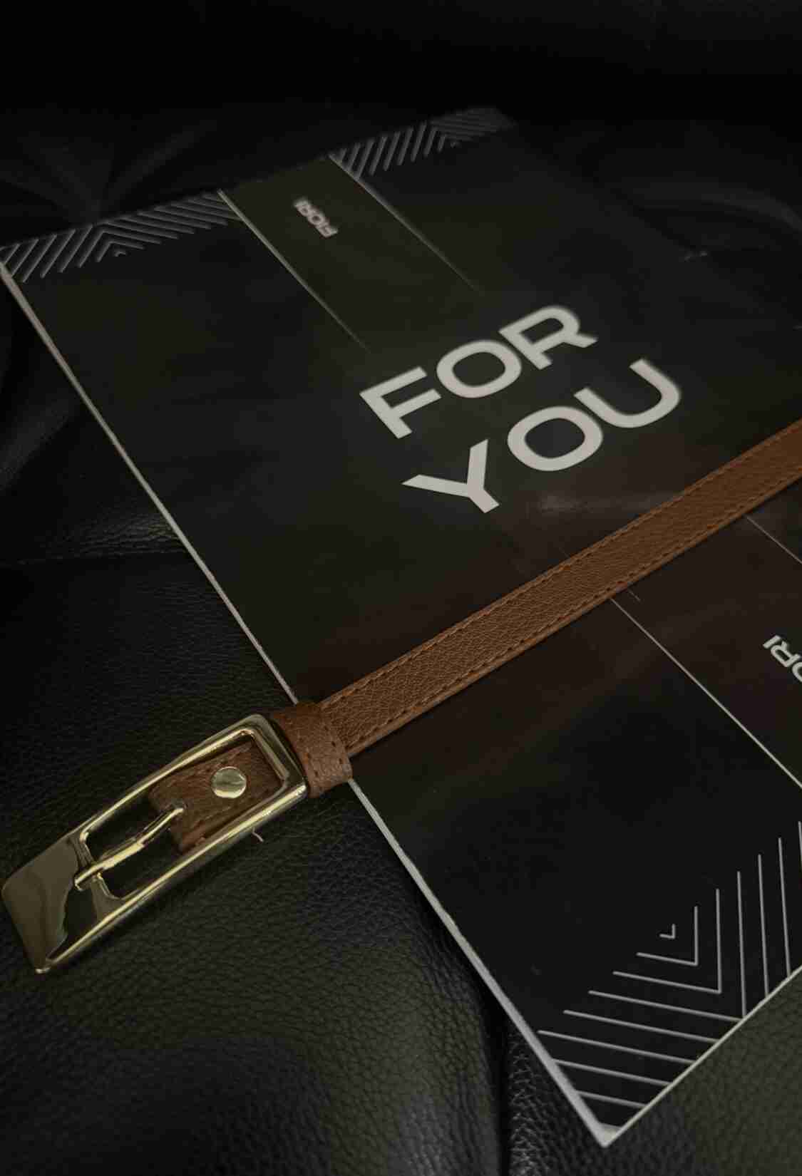 Thin Belt With Gold Buckle - Brand: Fiori - Women & Kids, Baby Clothes Wholesale - TheBS Women