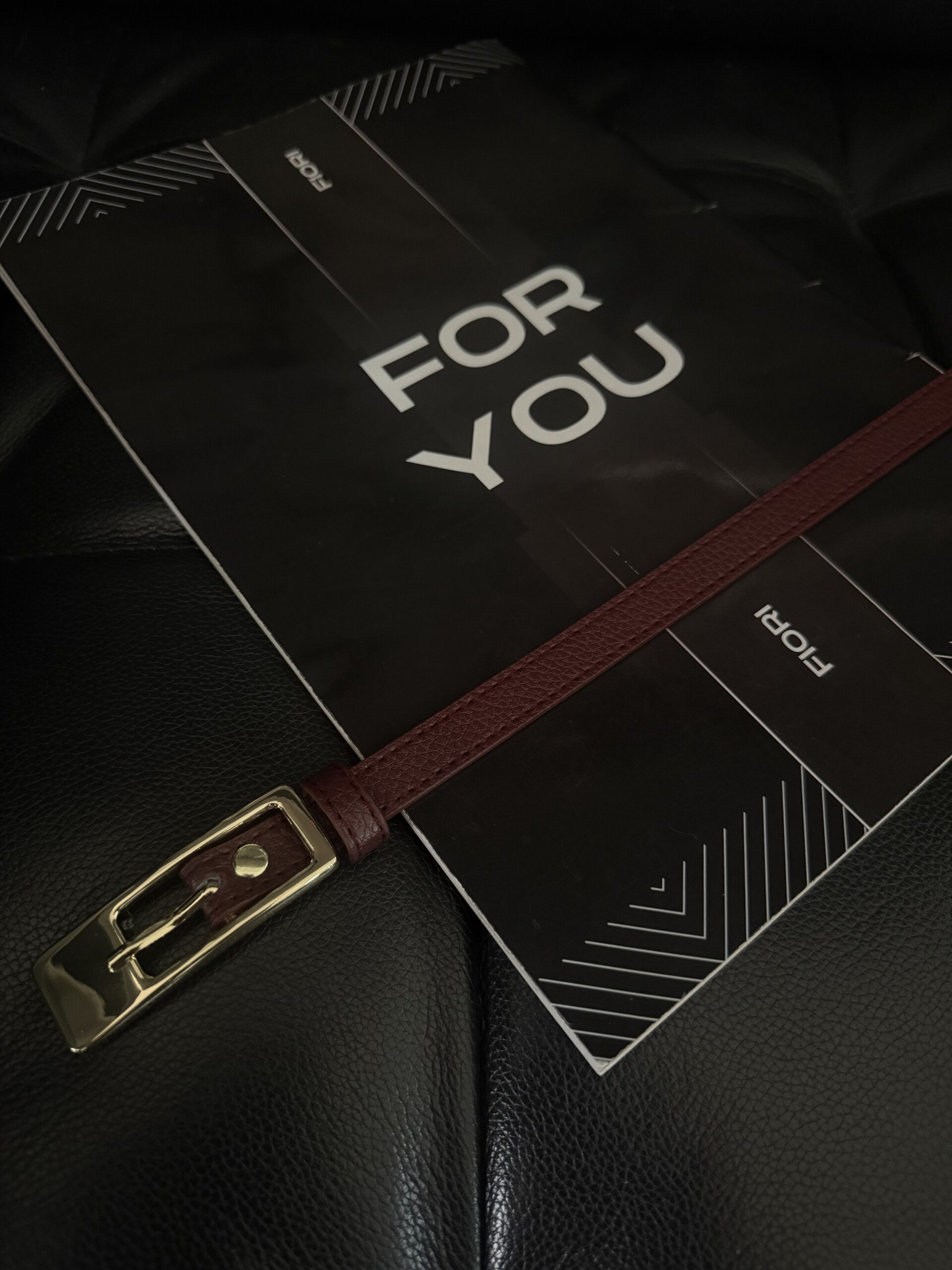 Thin Belt With Gold Buckle - Brand: Fiori - Women & Kids, Baby Clothes Wholesale - TheBS Women