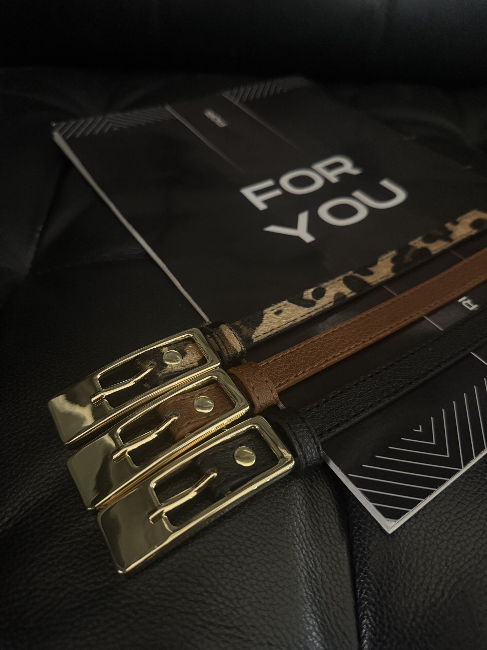 Thin Belt With Gold Buckle - Brand: Fiori - Women & Kids, Baby Clothes Wholesale - TheBS Women