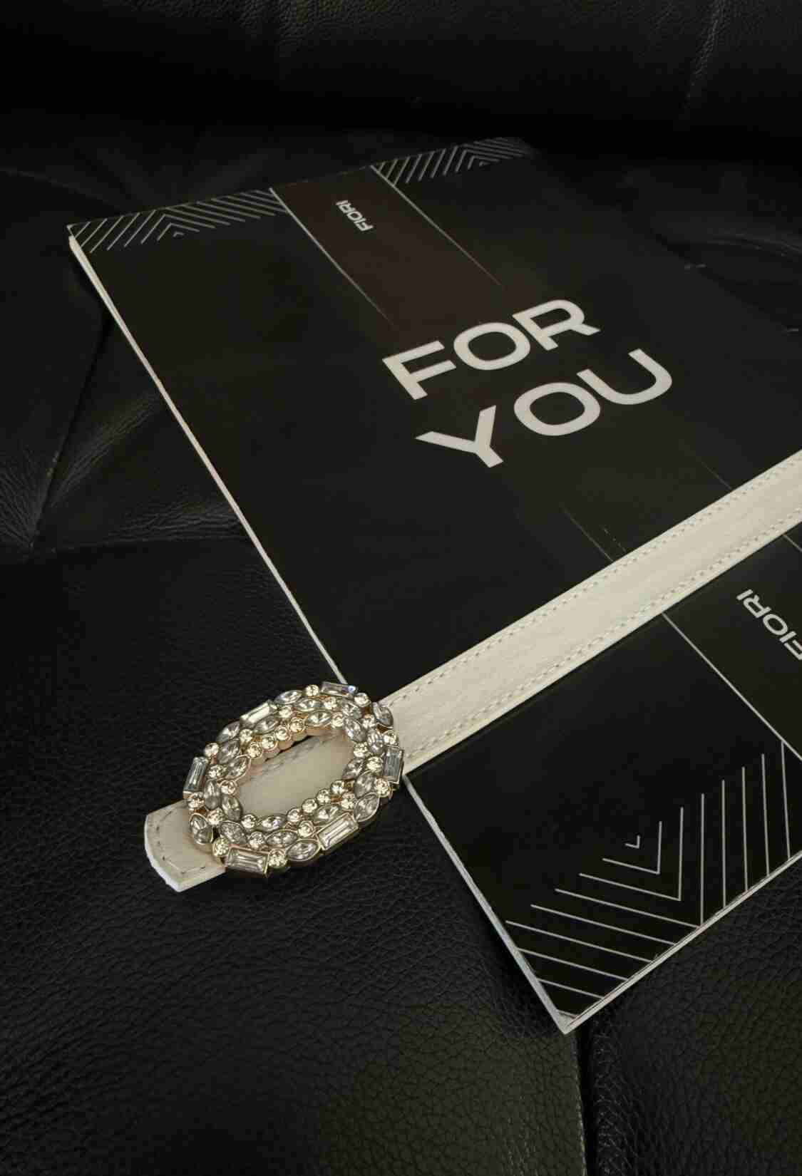 Round Stone Buckle Women's Belt - Brand: Fiori - Women & Kids, Baby Clothes Wholesale - TheBS Women