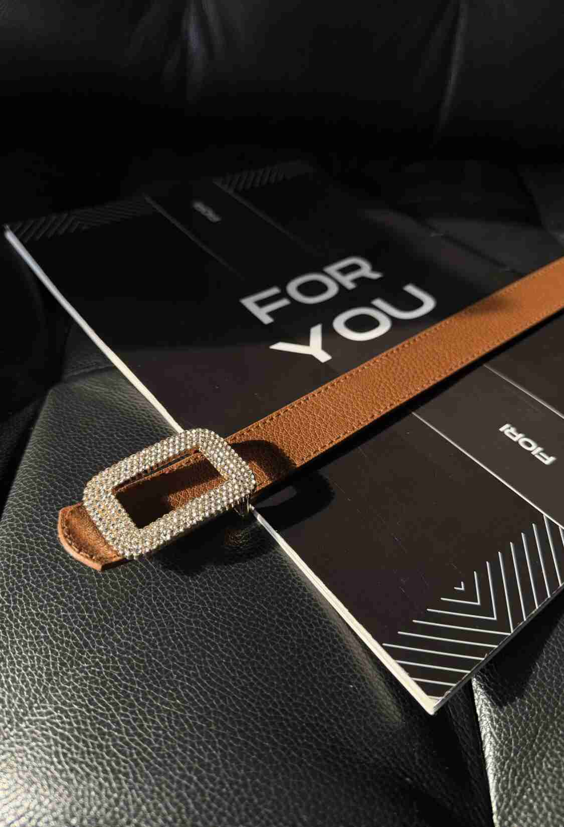 Women's Belt With Square Buckle - Brand: Fiori - Women & Kids, Baby Clothes Wholesale - TheBS Women