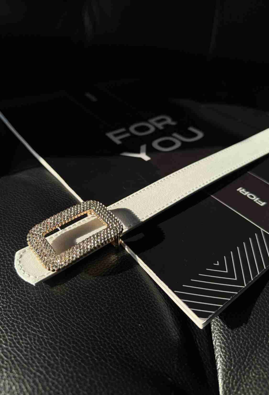 Women's Belt With Square Buckle - Brand: Fiori - Women & Kids, Baby Clothes Wholesale - TheBS Women