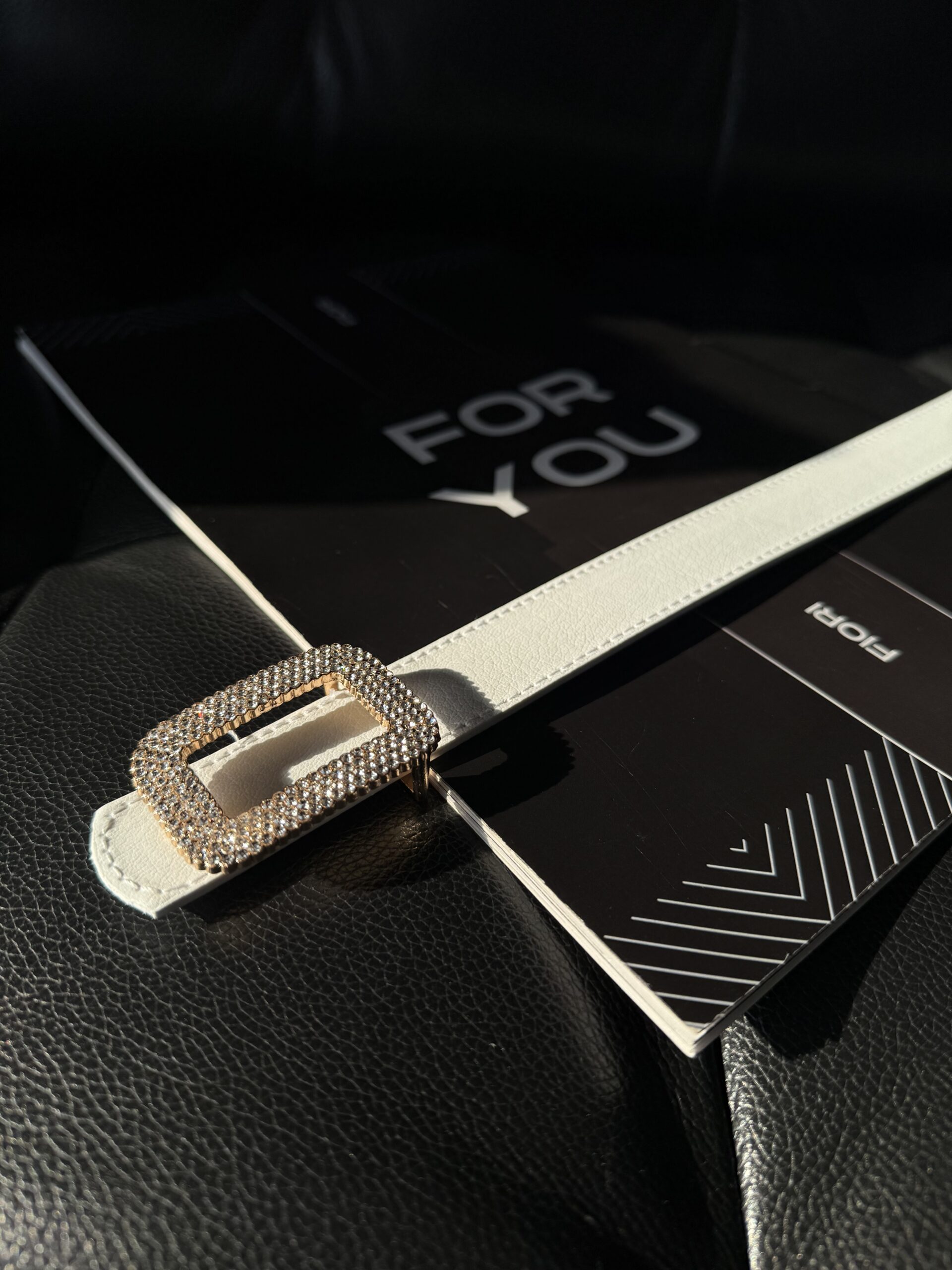 Women's Belt With Square Buckle - Brand: Fiori - Women & Kids, Baby Clothes Wholesale - TheBS Women