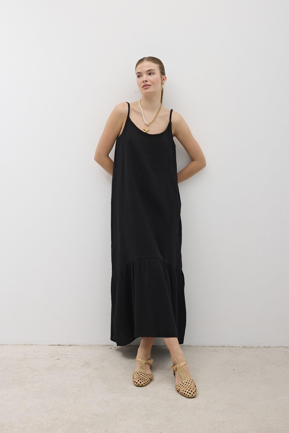 Hanger Adjustable Oversize Mueslin Dress - Brand: Levure - Women & Kids, Baby Clothes Wholesale - TheBS Women