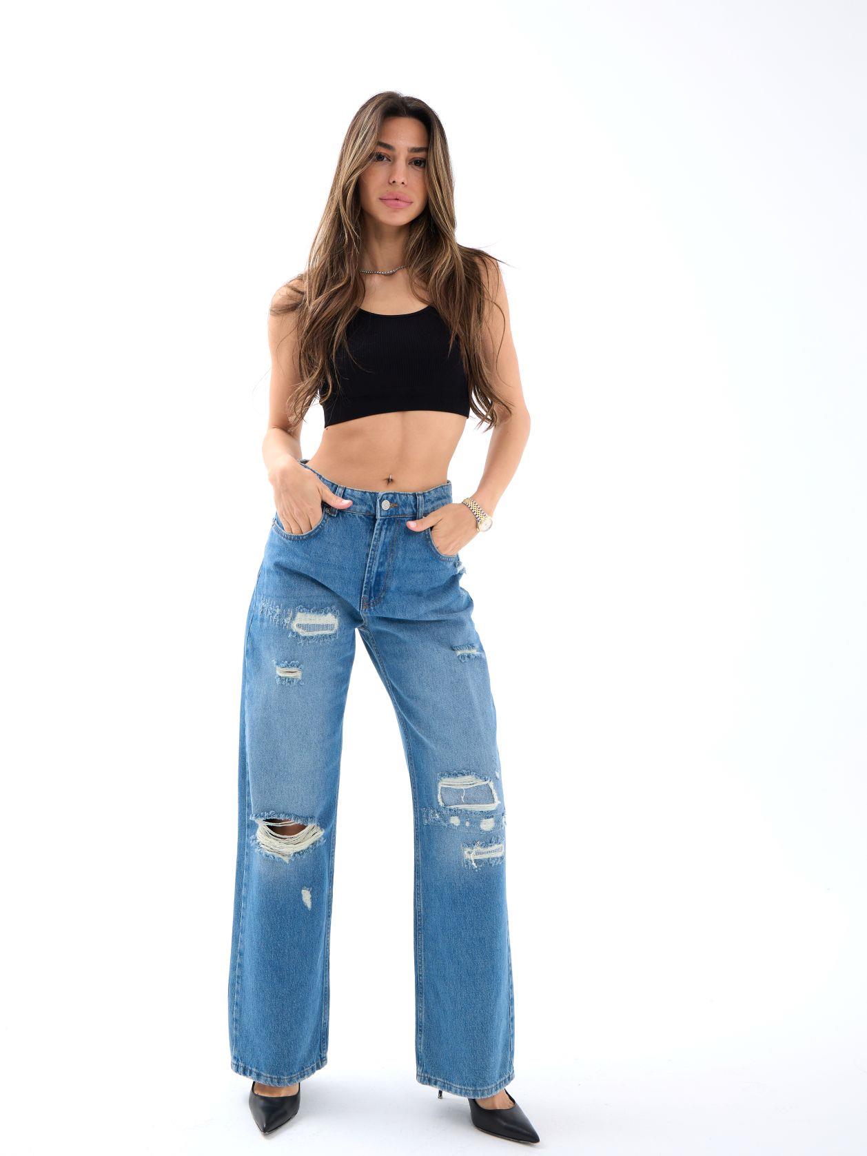 Jeans - Blue - Brand: Fame - Women & Kids, Baby Clothes Wholesale - TheBS Women