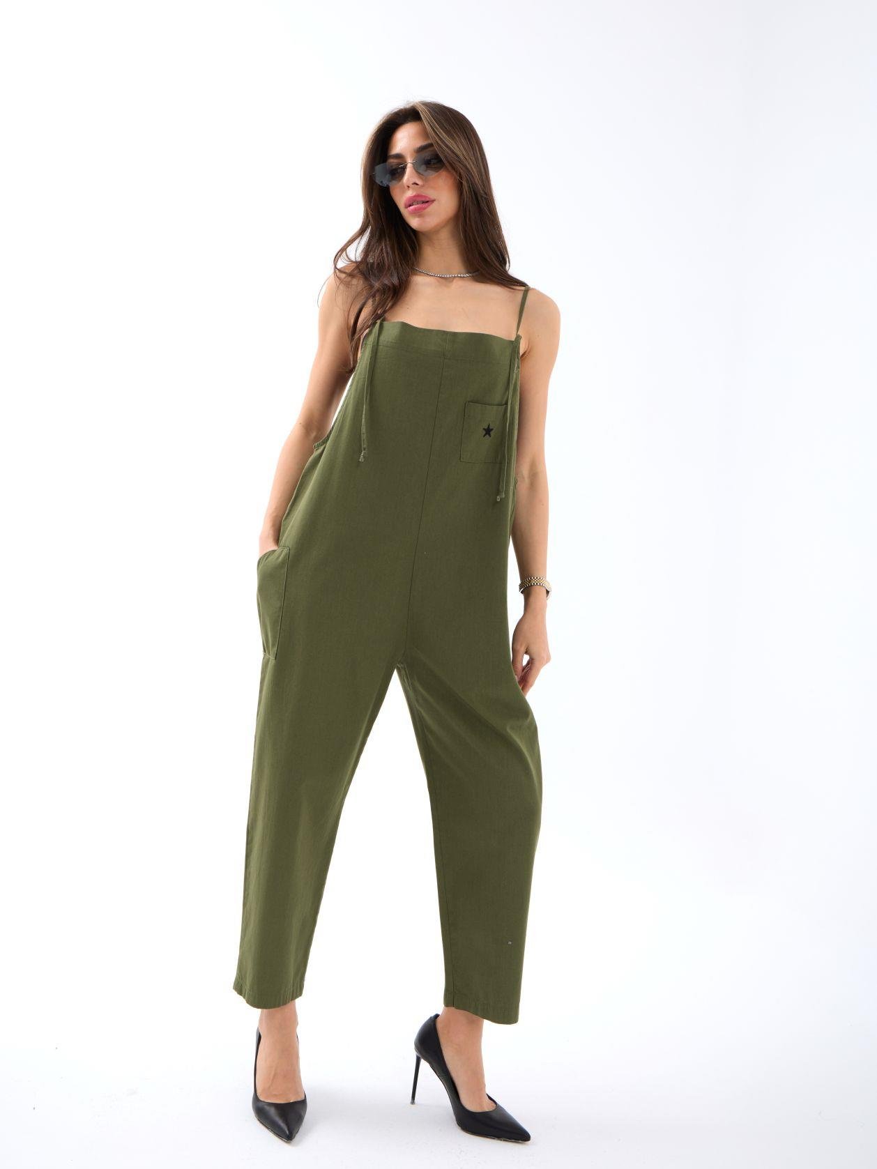 Jumpsuit - Green - Brand: Fame - Women & Kids, Baby Clothes Wholesale - TheBS Women