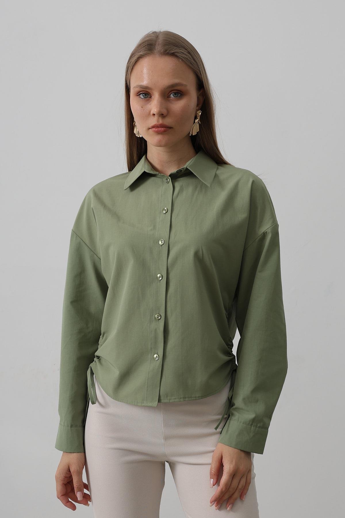 Basic Shirt With Side Tie - Brand: Reyon - Women & Kids, Baby Clothes Wholesale - TheBS Women